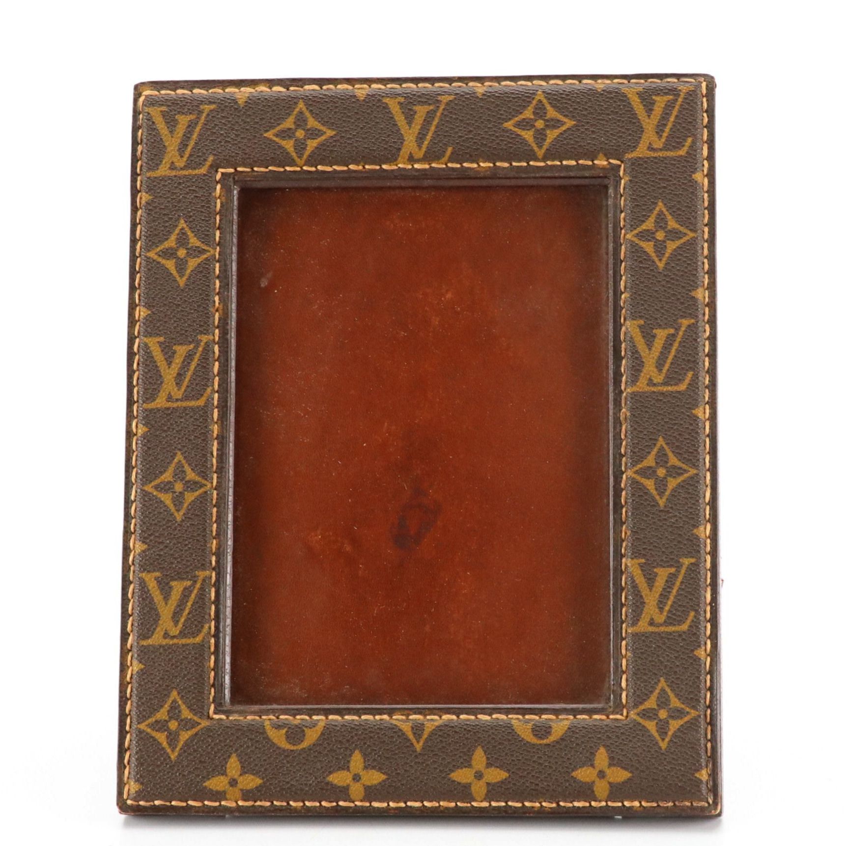 Louis Vuitton Monogram Canvas Vertical Picture Frame, Mid-20th Century