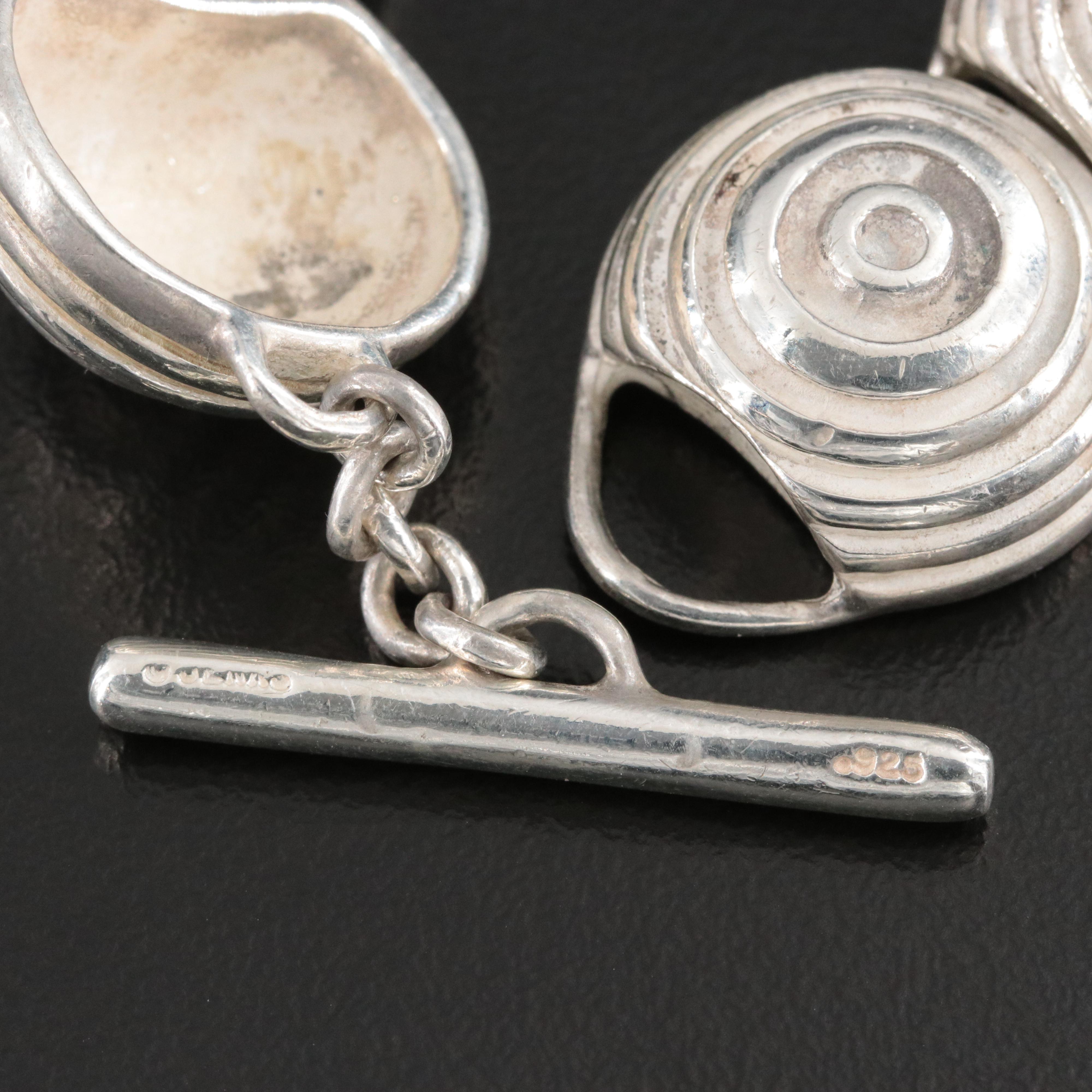 Sterling Spiral Link Bracelet