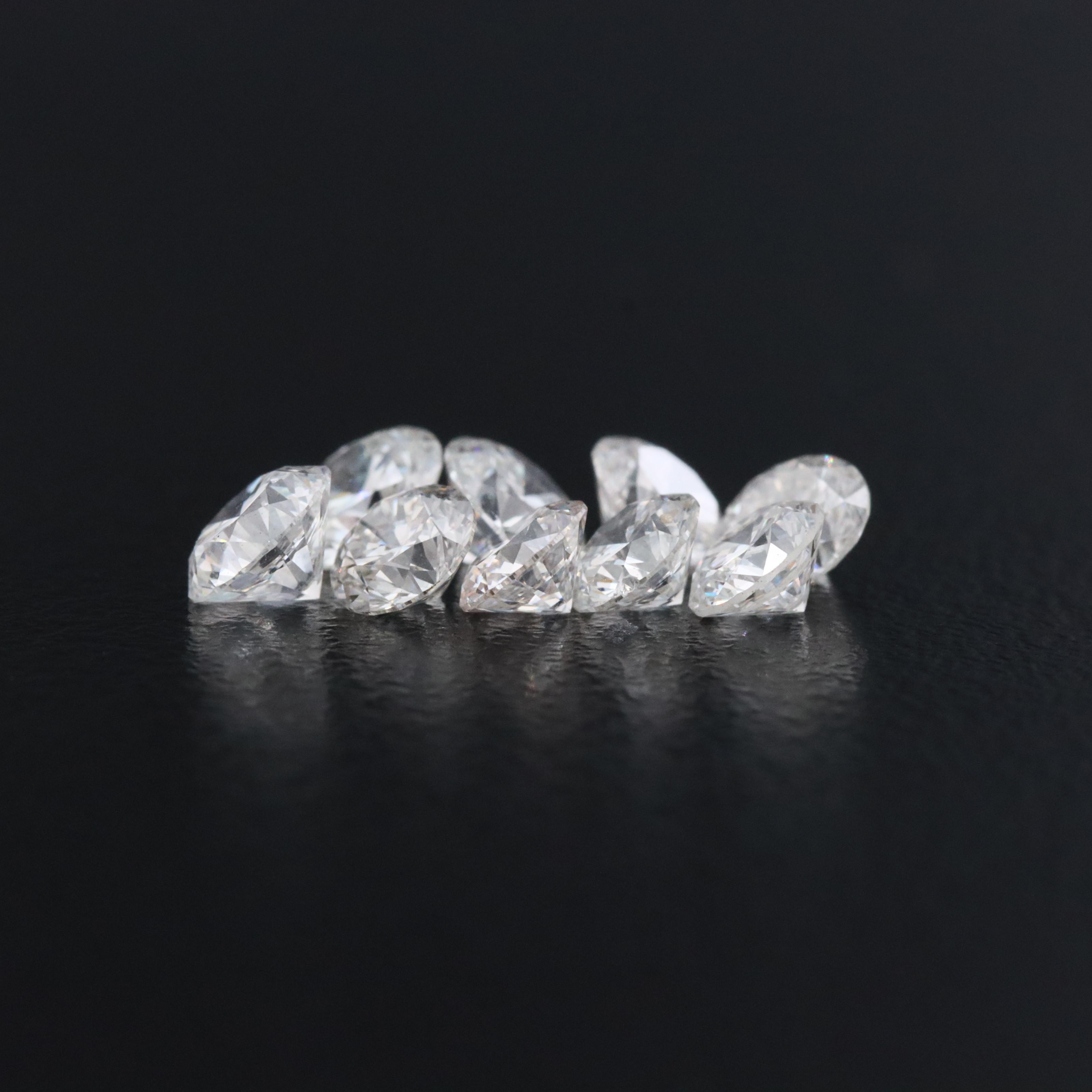Loose 2.16 CTW Lab Grown Diamond Melee Lot
