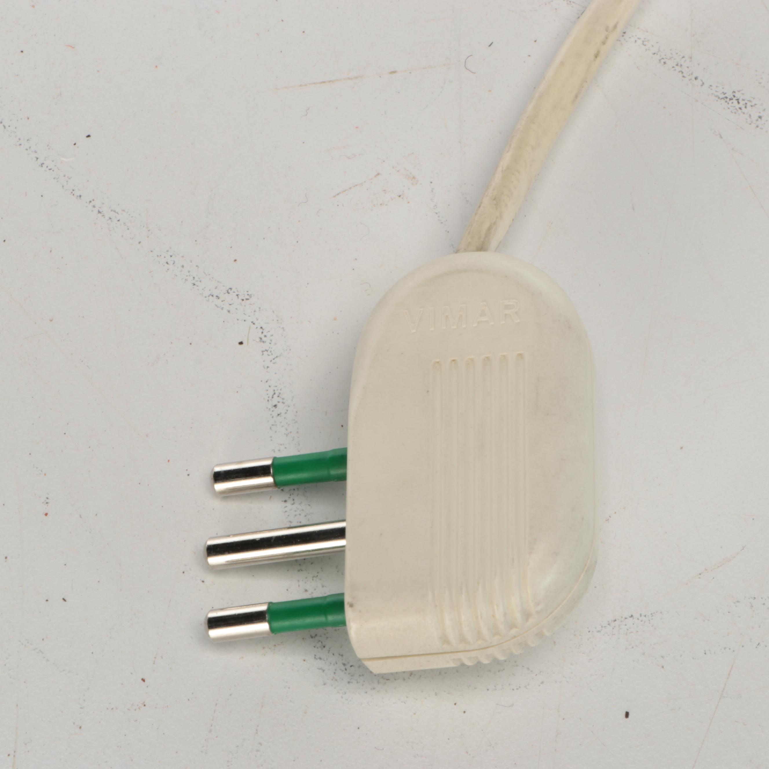 Blown Swirled Glass Mushroom Lamp, Mid to Late 20th Century