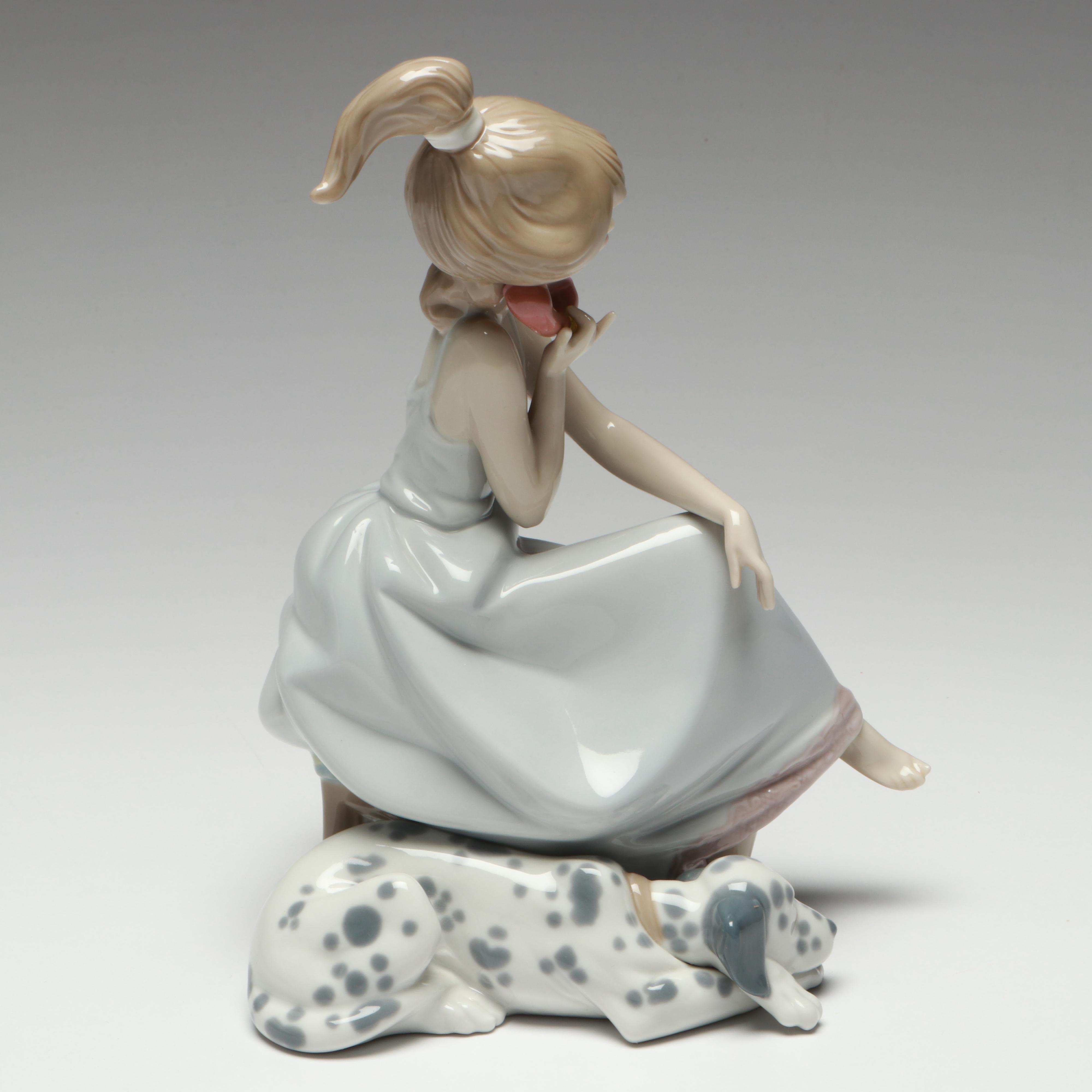 Lladró "Chit Chat" Porcelain Figurine, 1987