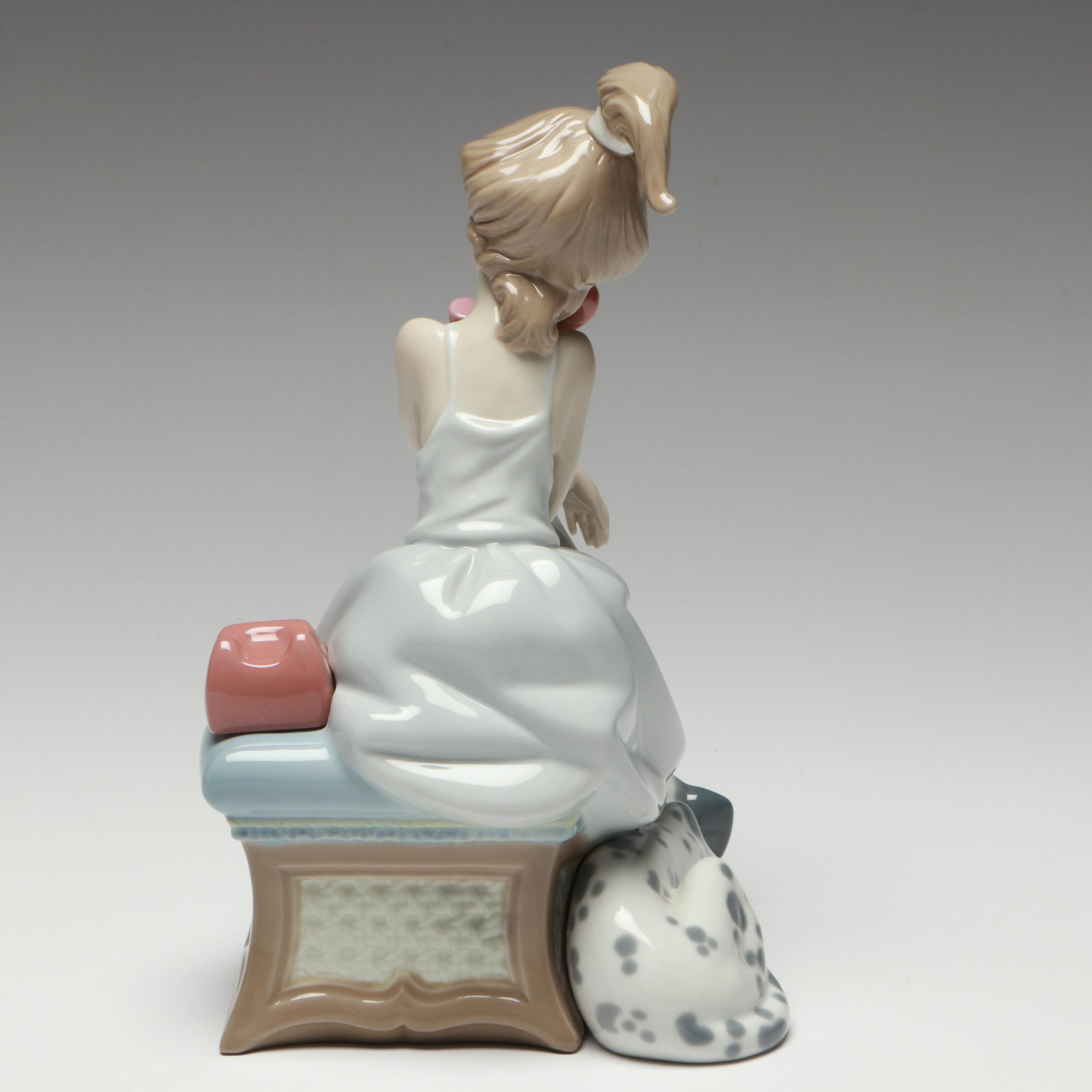 Lladró "Chit Chat" Porcelain Figurine, 1987