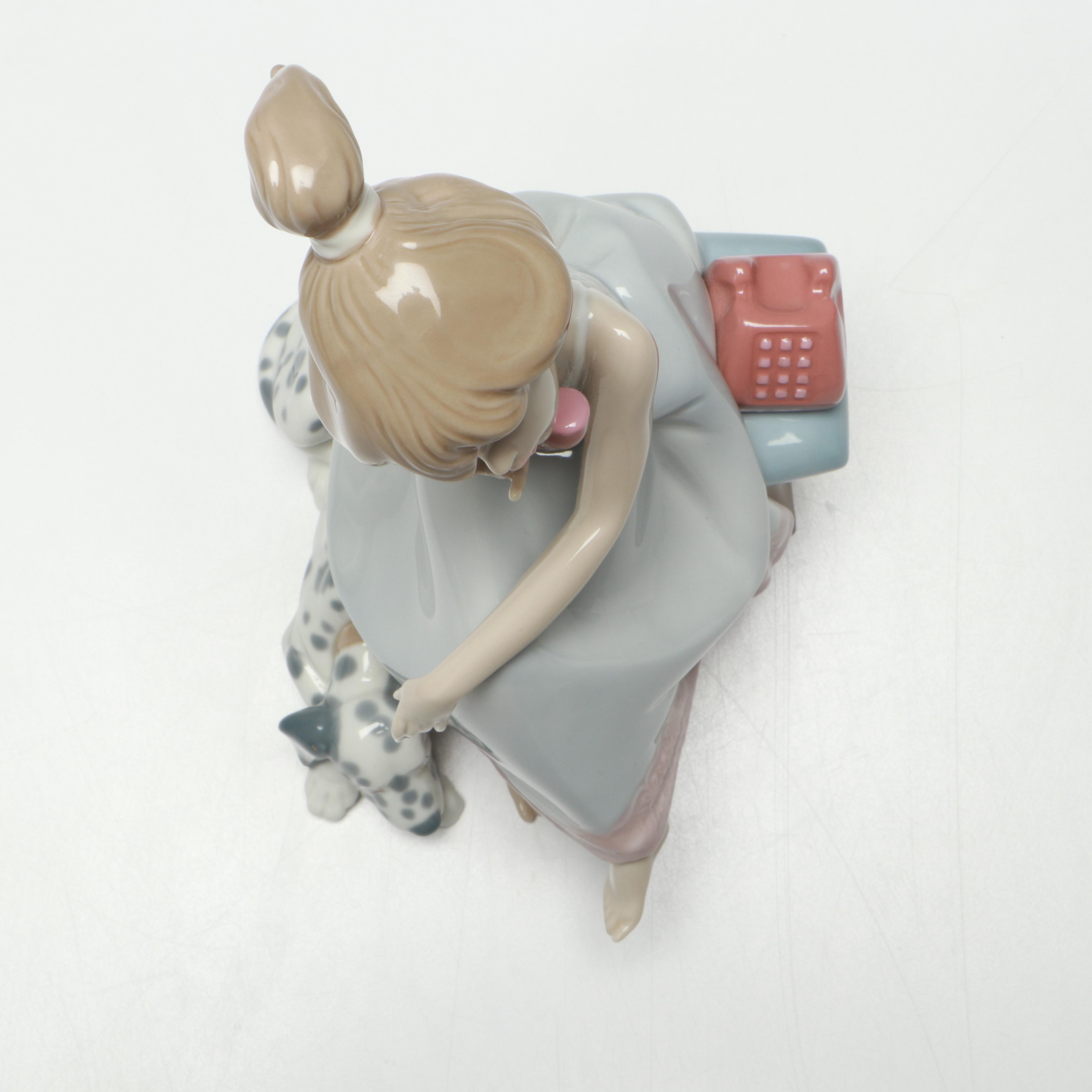 Lladró "Chit Chat" Porcelain Figurine, 1987