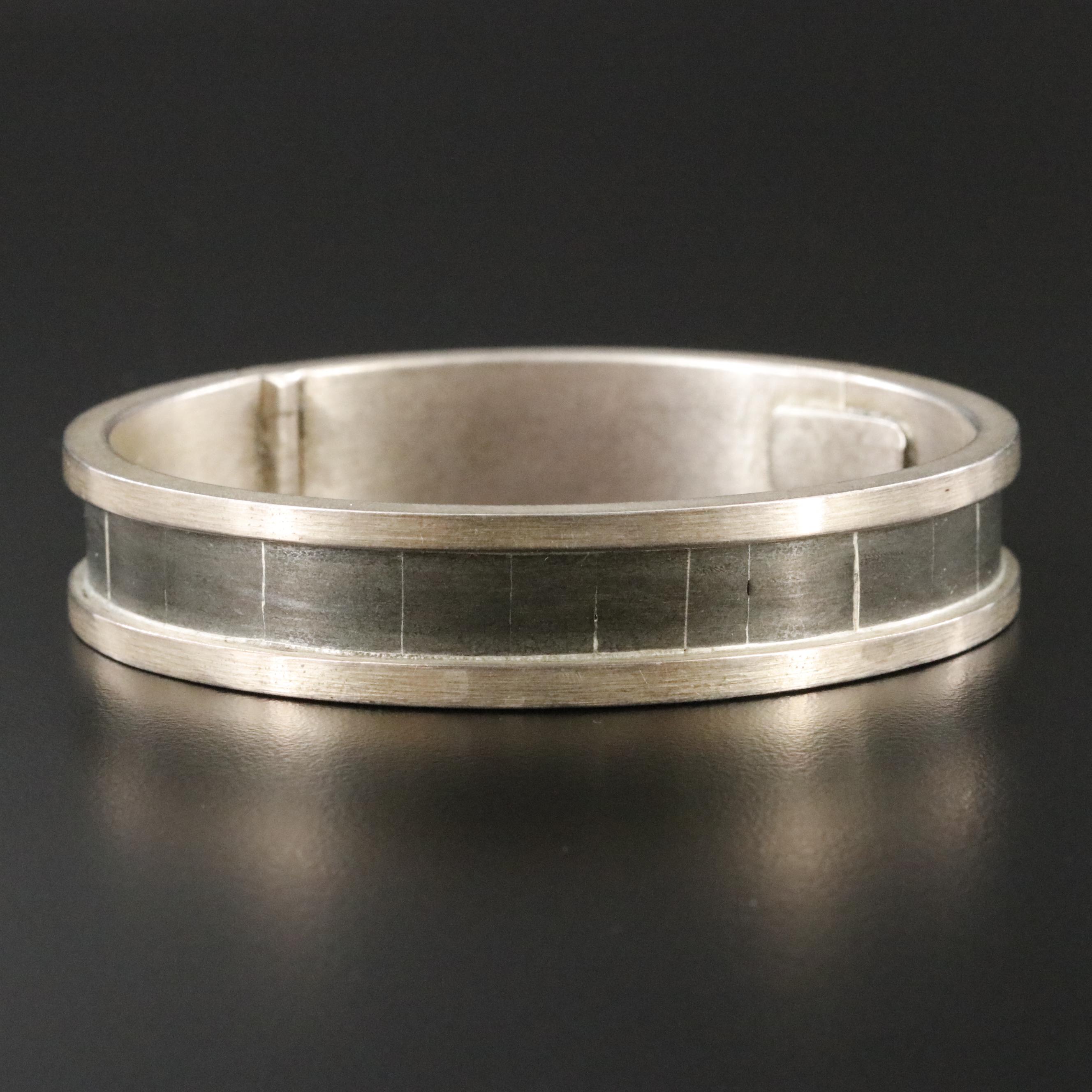 Sterling Inset Bangle
