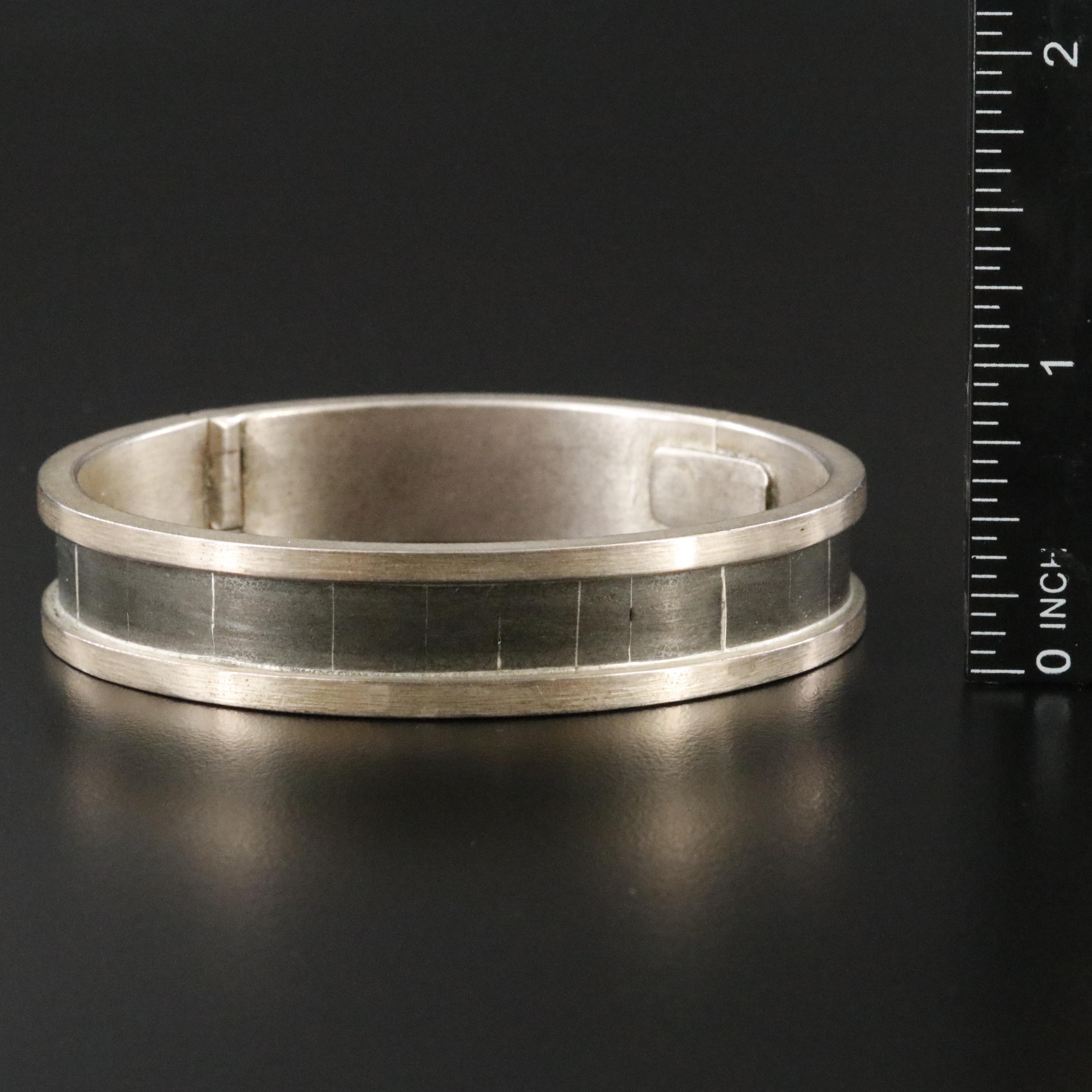 Sterling Inset Bangle