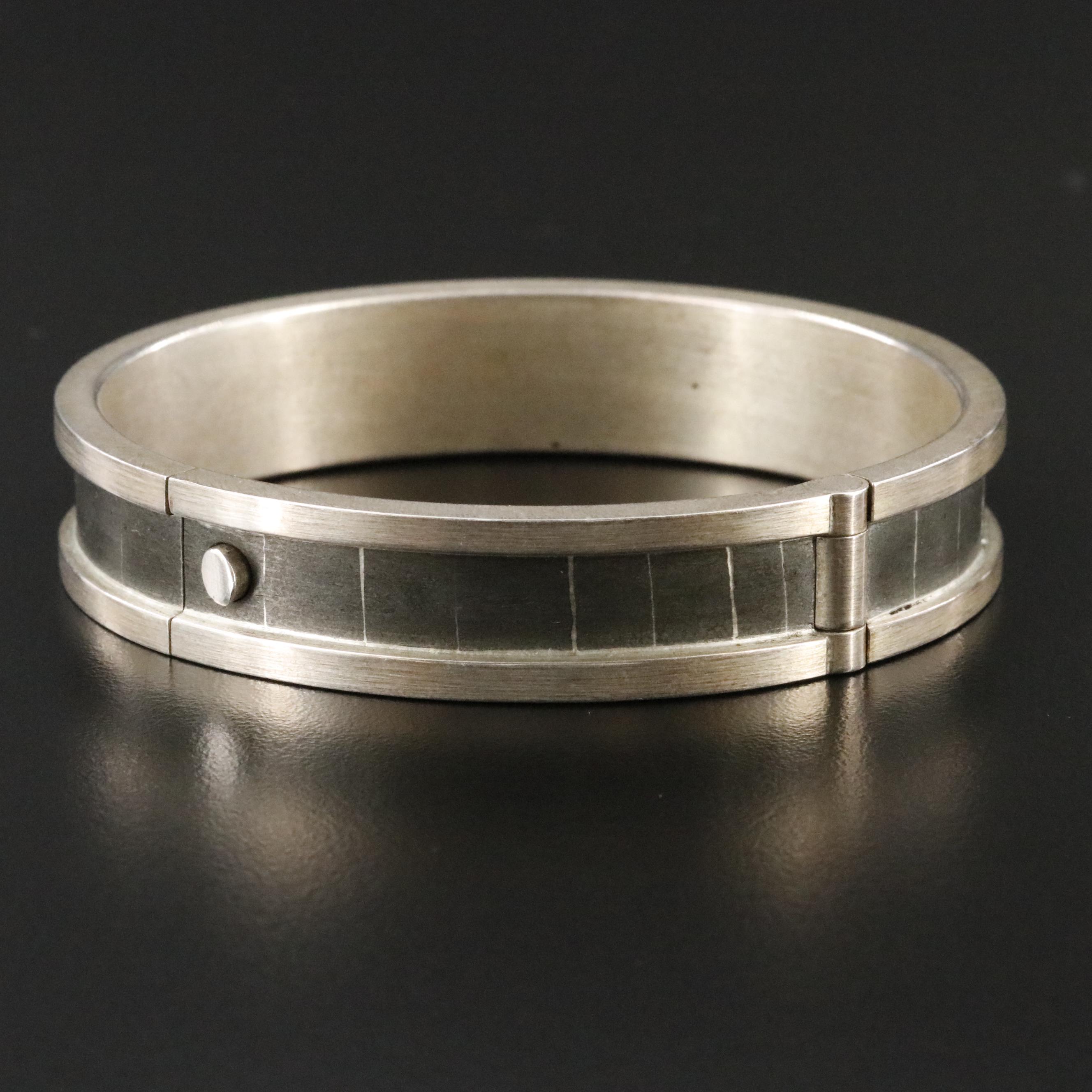 Sterling Inset Bangle