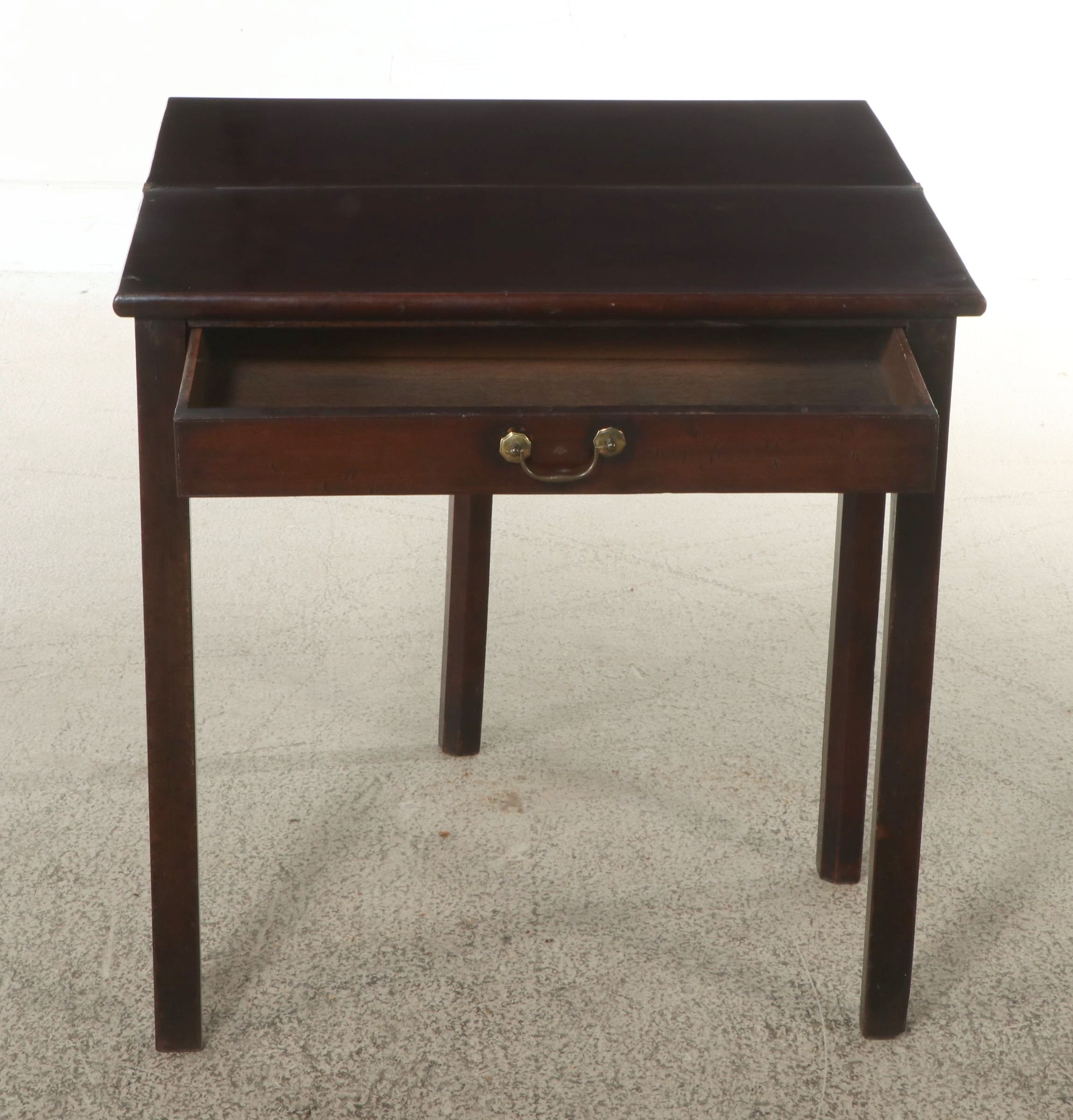 George III Style Mahogany Flip-Top Games Table, Late 18th/Early 19th Century