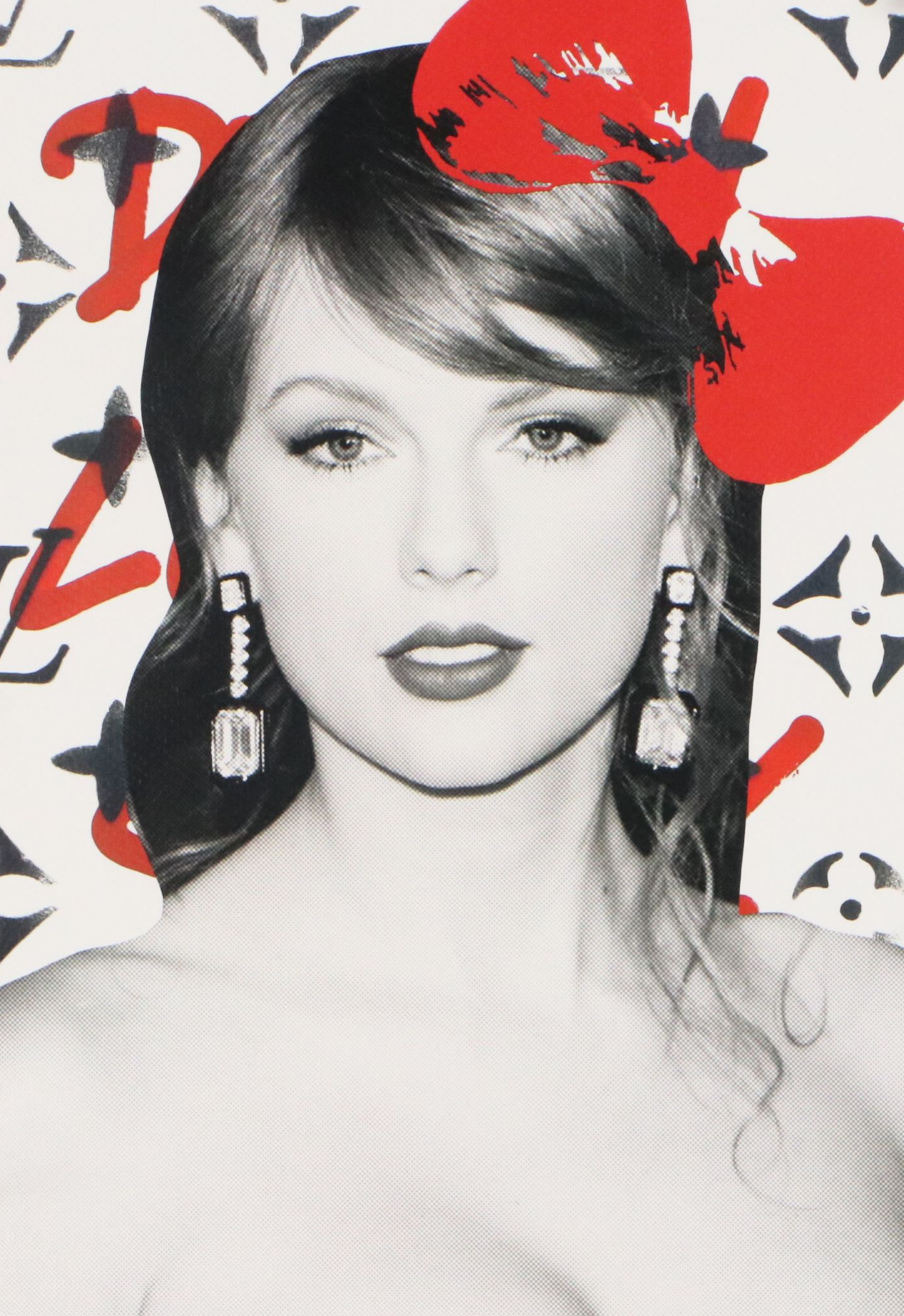 Death NYC Pop Art Digital Print of Taylor Swift x Louis Vuitton, 2023