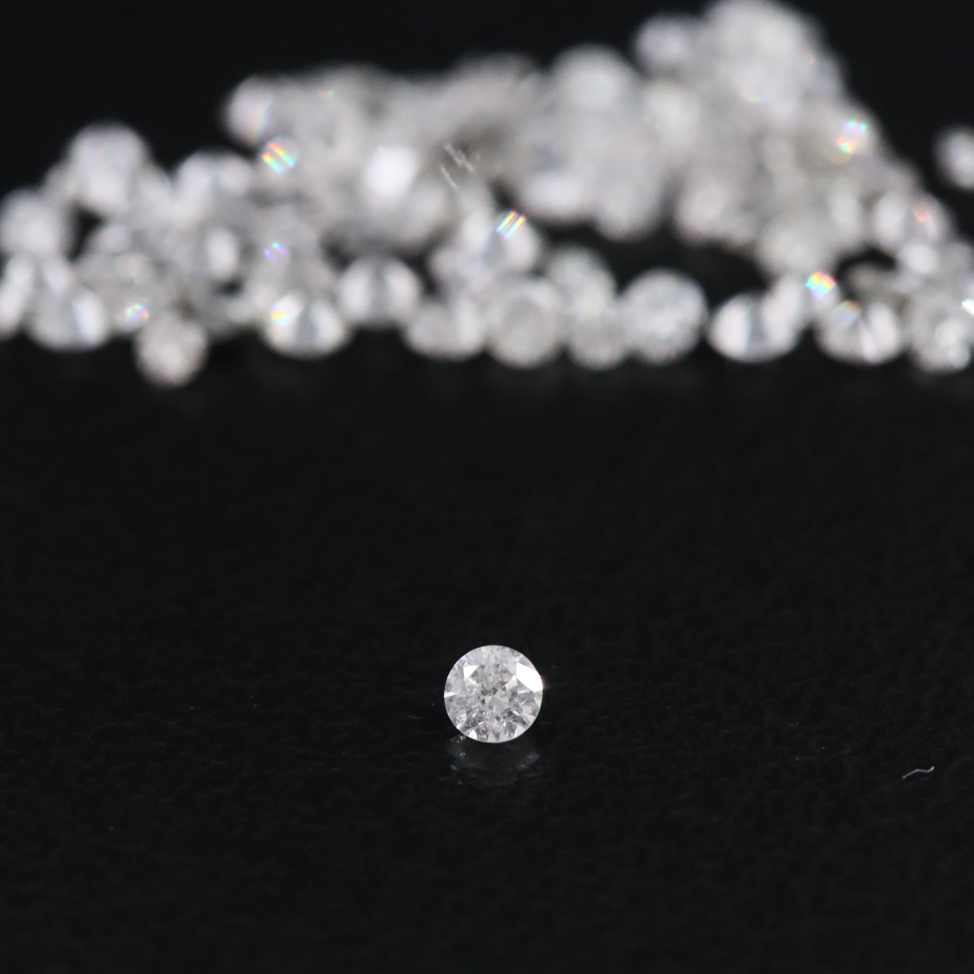 Loose 0.99 CTW Lab Grown Diamond Melee Lot