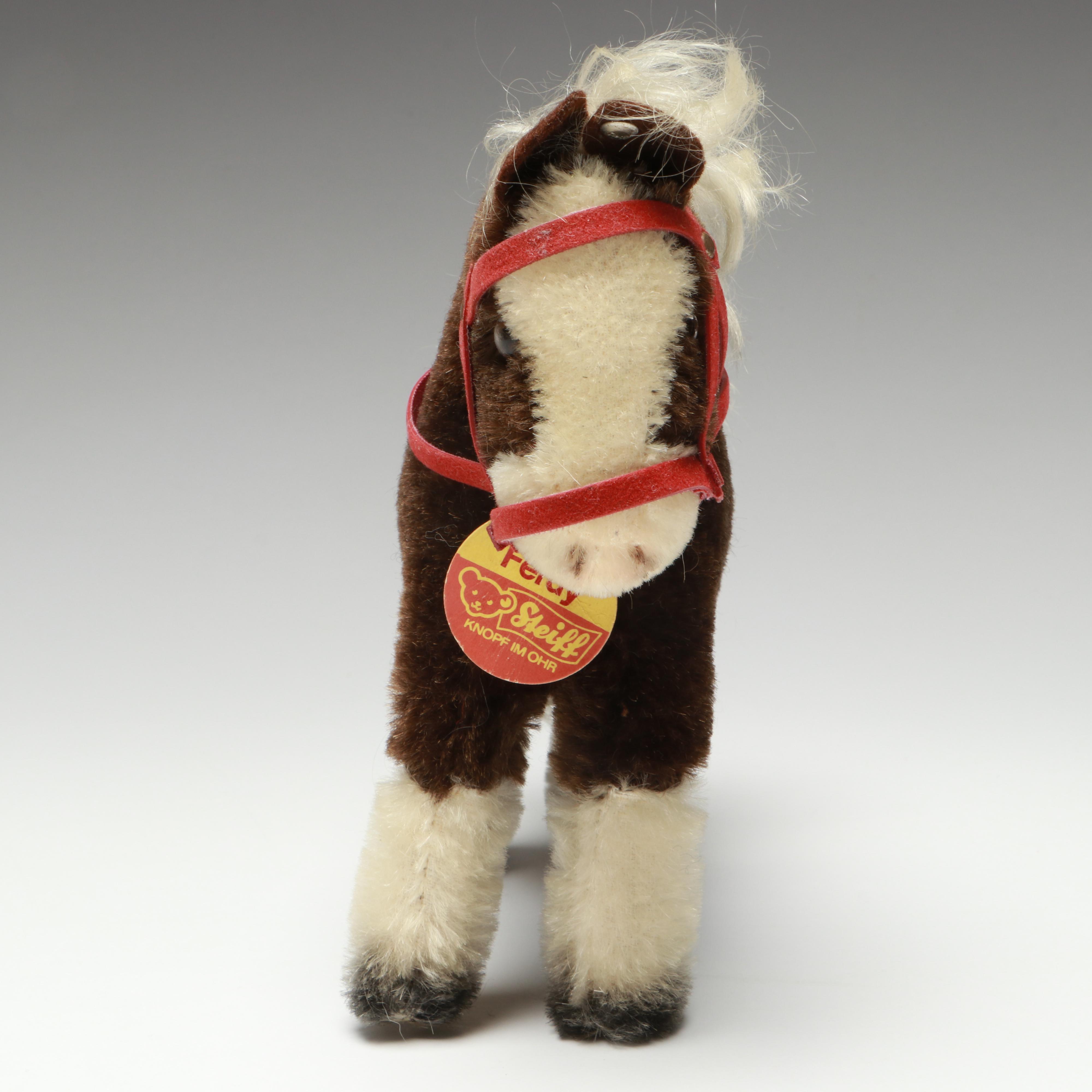 Steiff "Spielpferd Ferdy" Mohair Pony, Late 20th Century