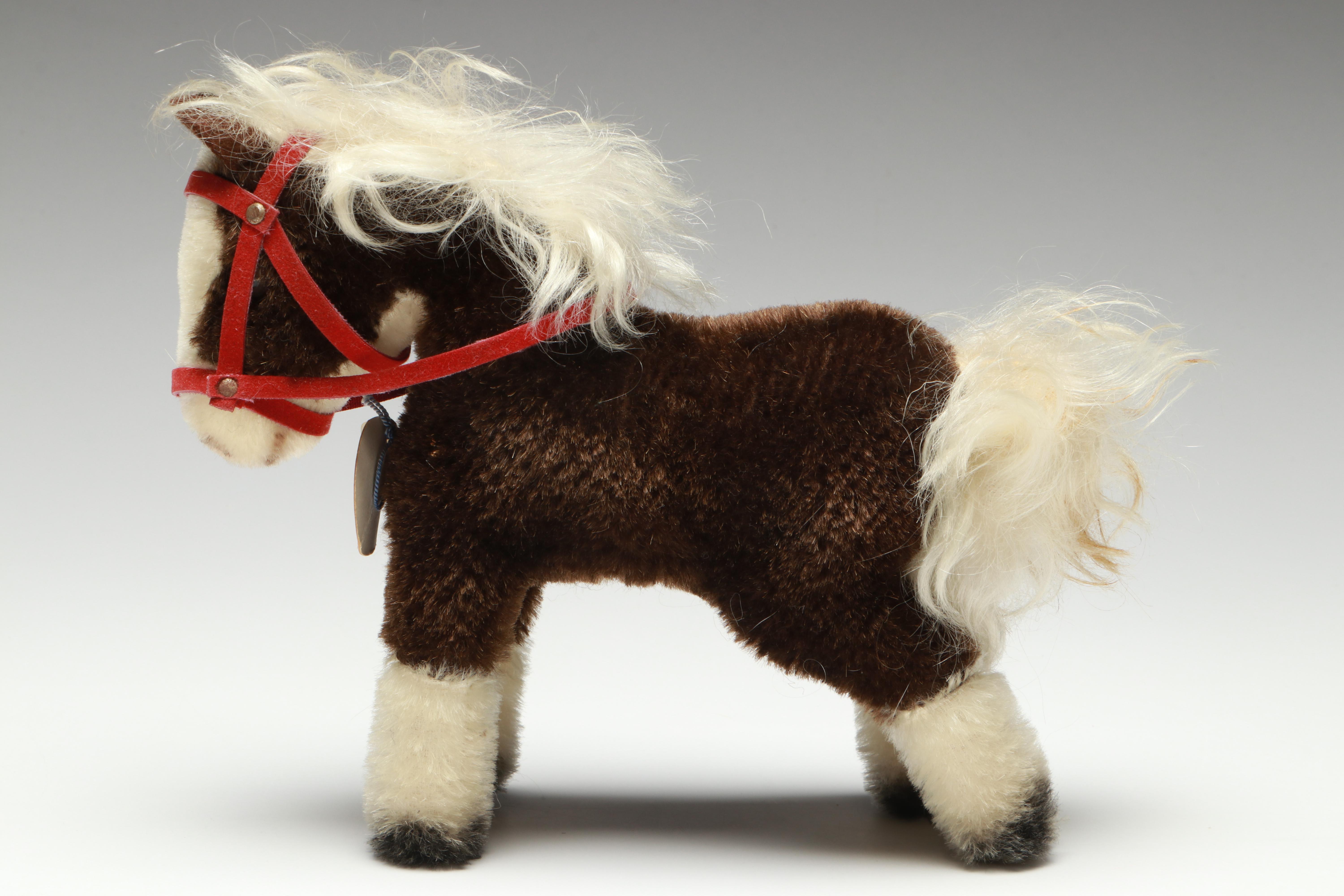 Steiff "Spielpferd Ferdy" Mohair Pony, Late 20th Century