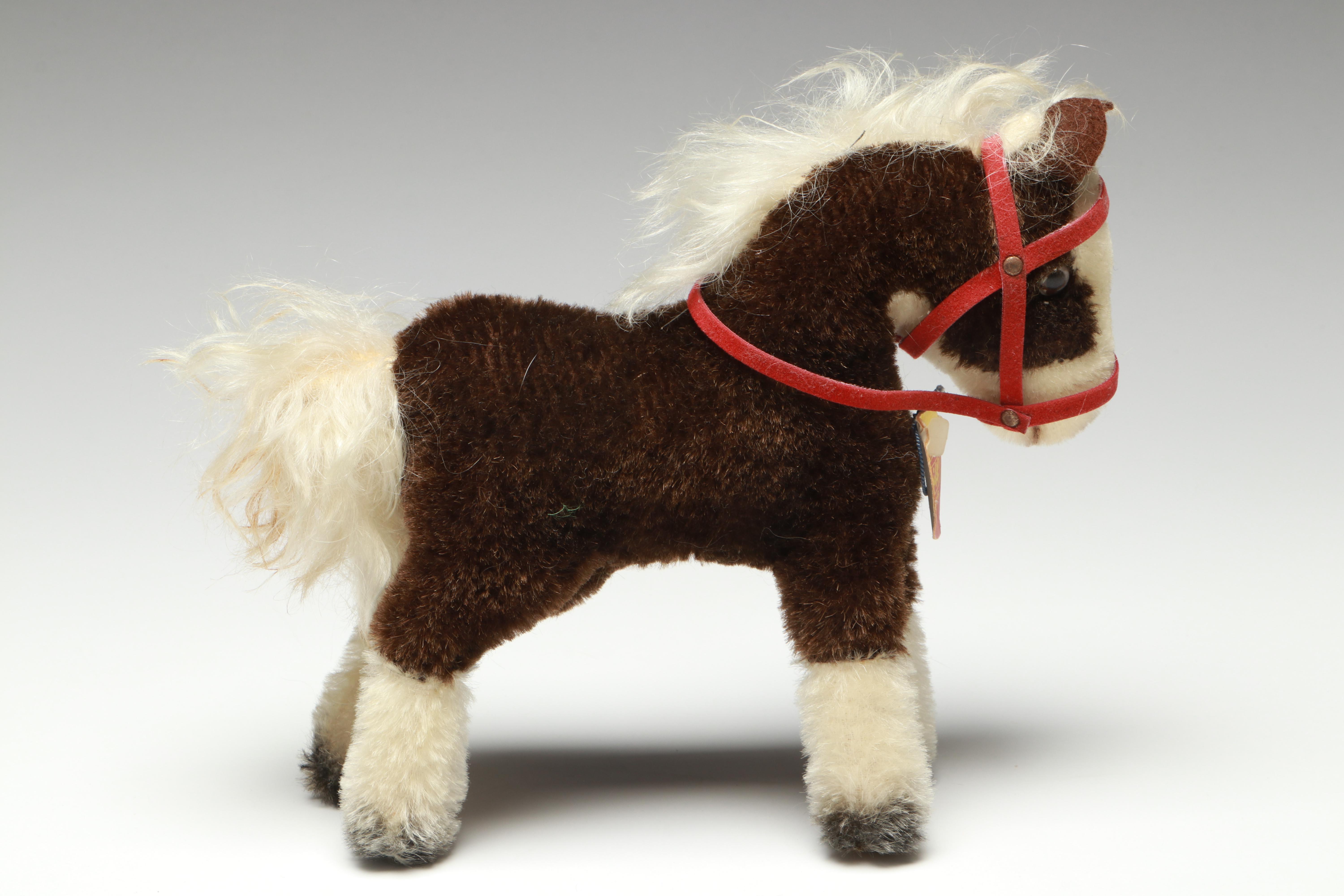 Steiff "Spielpferd Ferdy" Mohair Pony, Late 20th Century