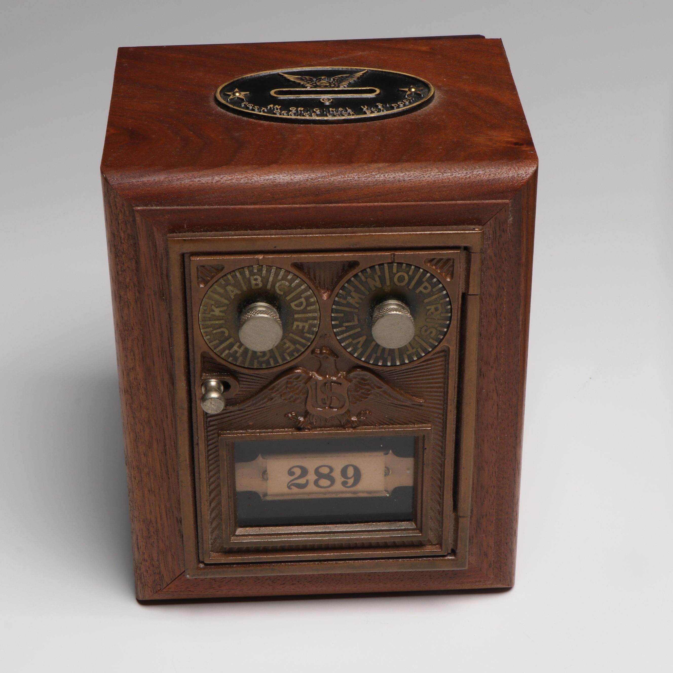 Mergard's Bowling Trophy, Post Office Lock Box Door and Other Containers