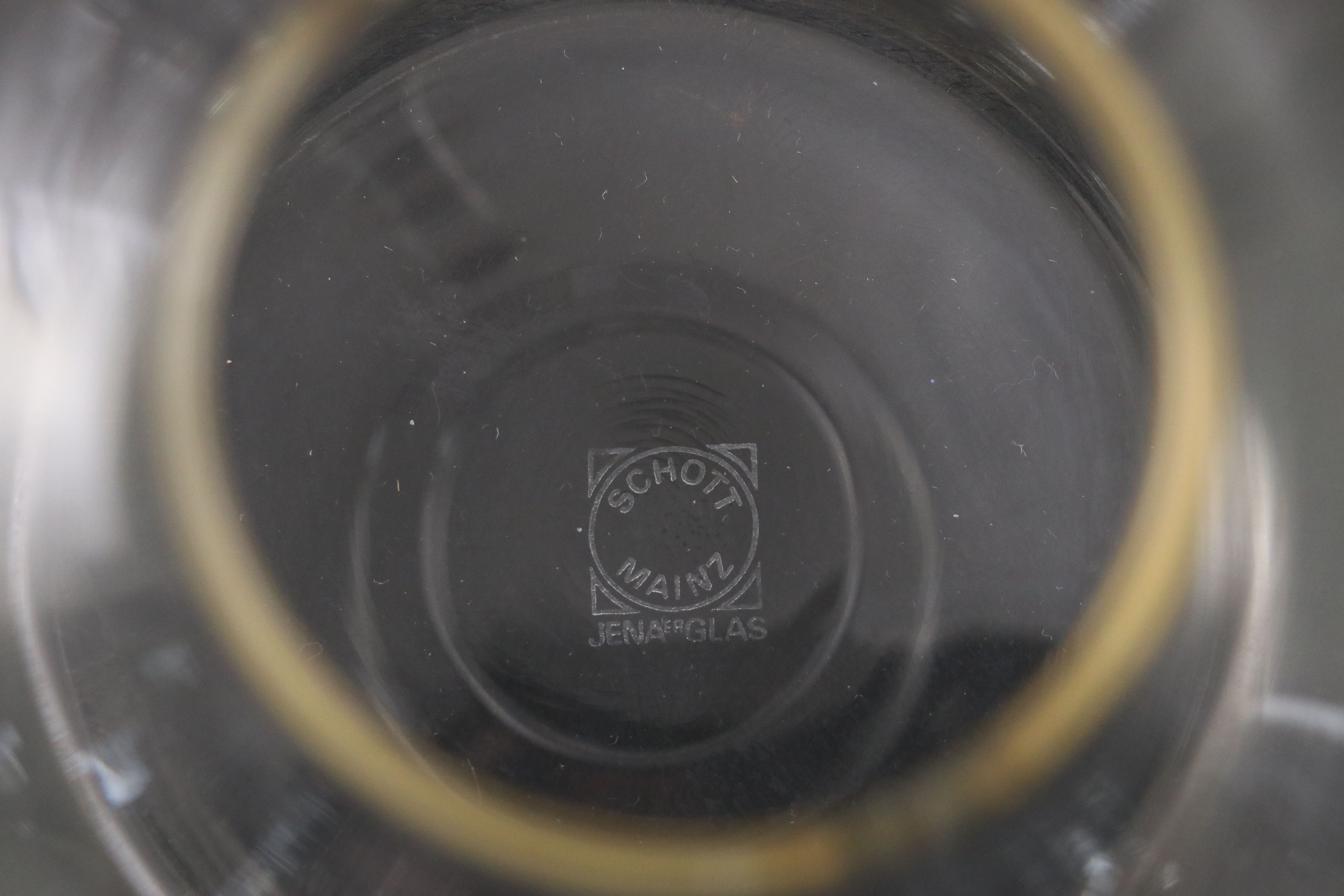 Royal Crystal Rock Crystal Cruets with Other Glass Serverware