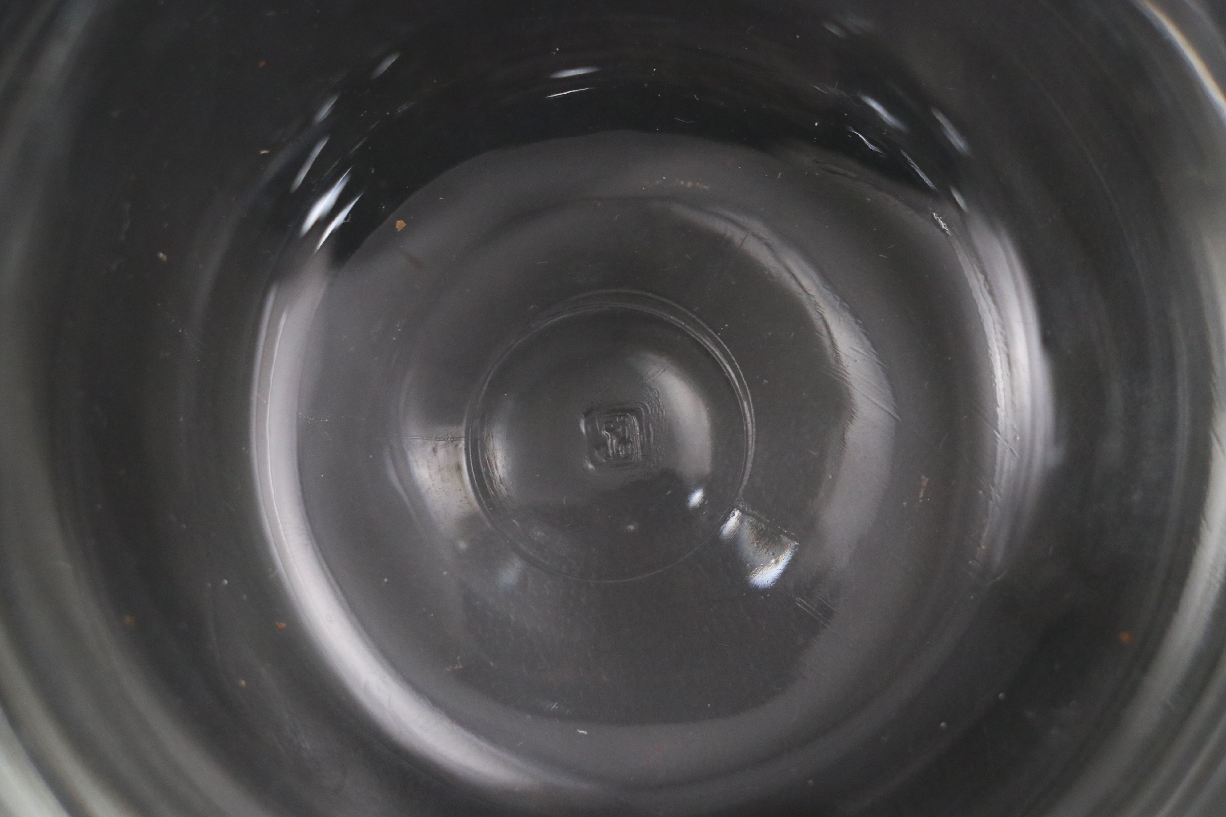 Royal Crystal Rock Crystal Cruets with Other Glass Serverware