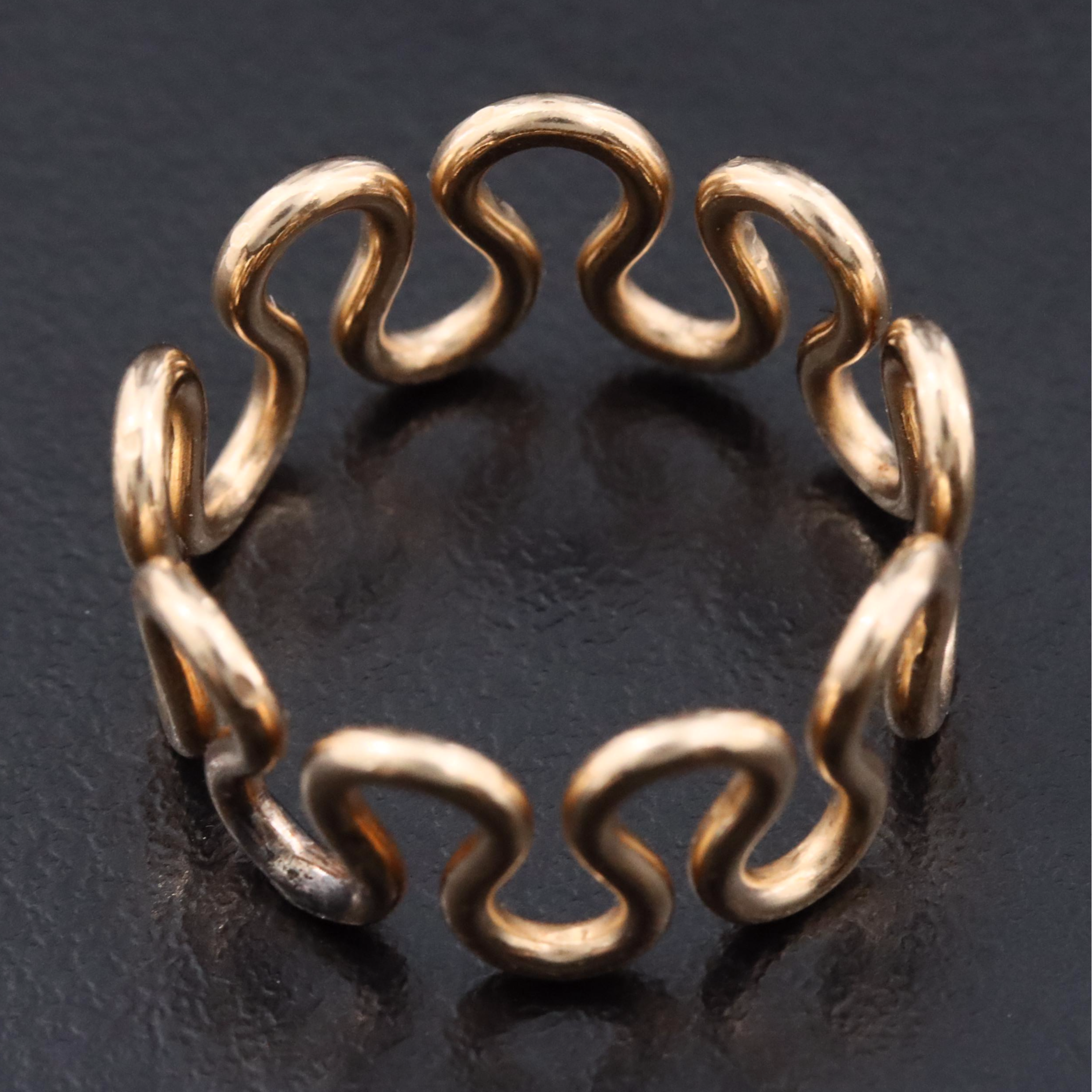 10K Wave Ring