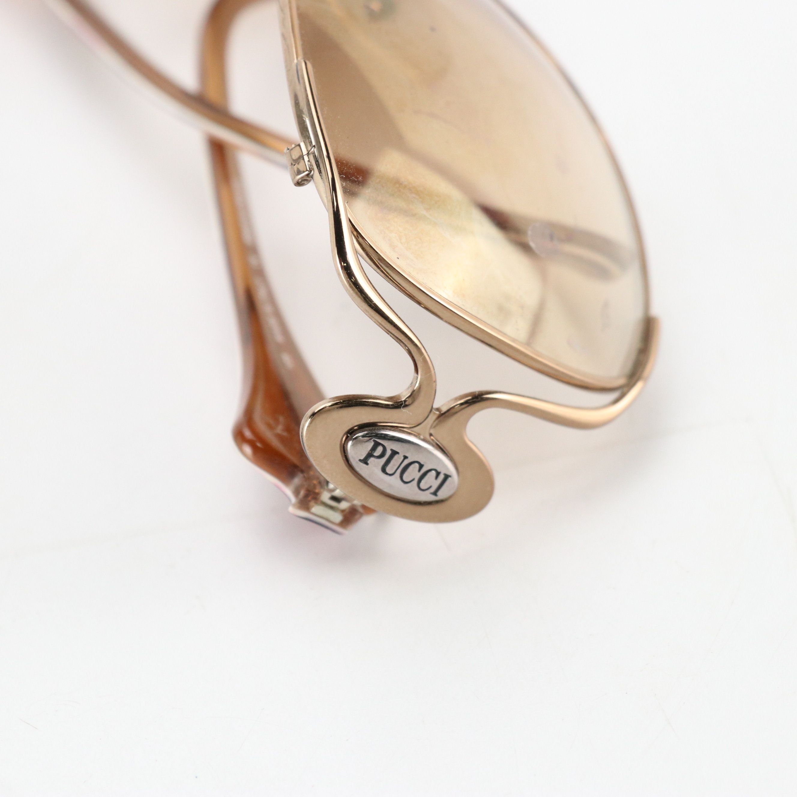 Emilio Pucci EP104S Brown Gradient Butterfly Framed Sunglasses