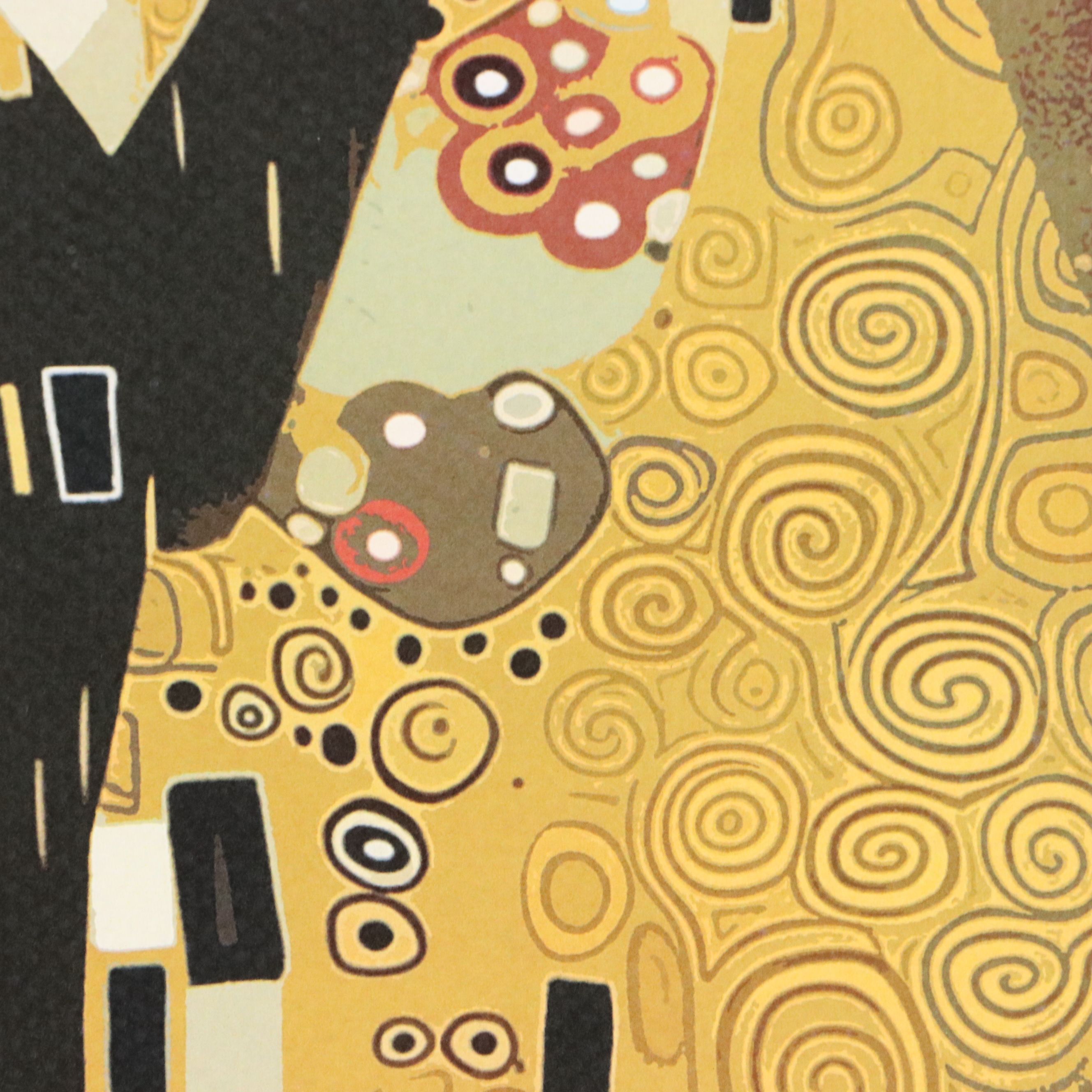 Death NYC Pop Art Digital Print of Cats After Klimt "The Kiss," 2024