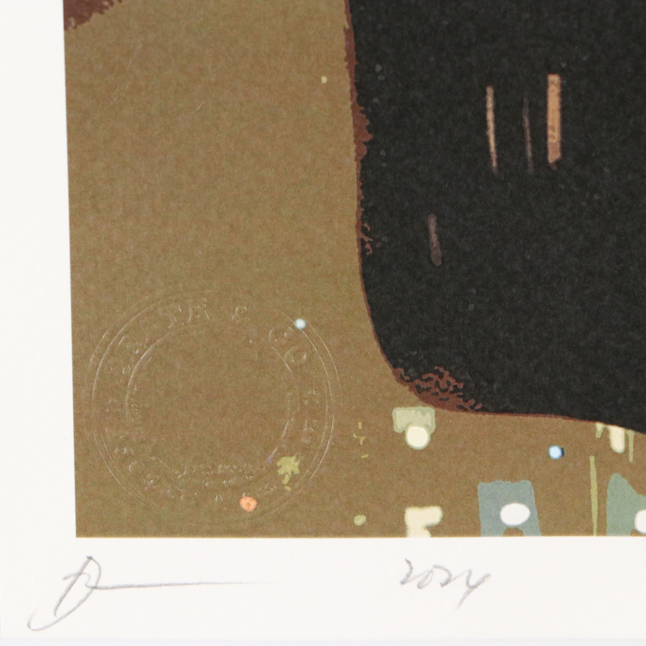 Death NYC Pop Art Digital Print of Cats After Klimt "The Kiss," 2024