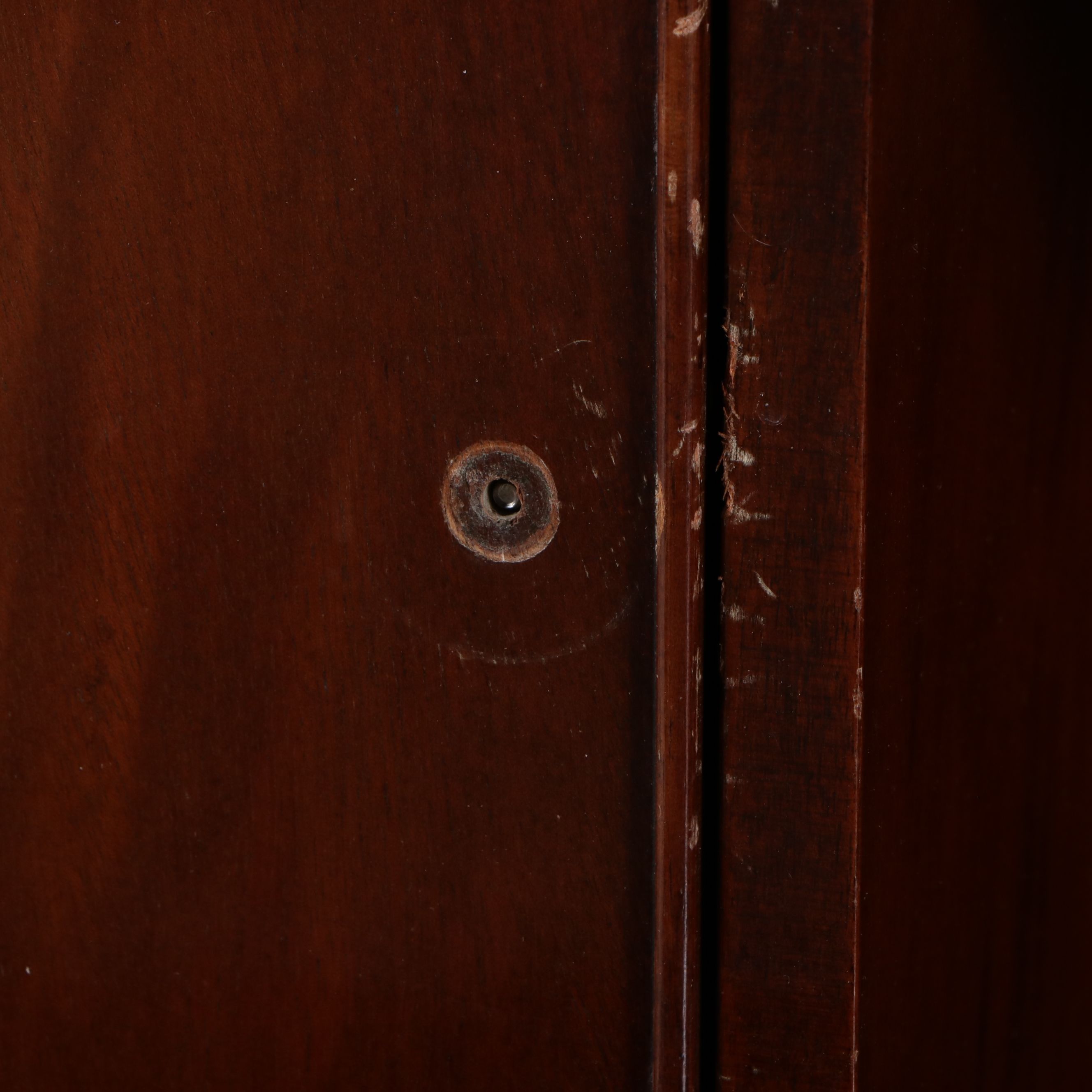Federal Revival Mahogany Lady's Writing Desk with Cabinet Top