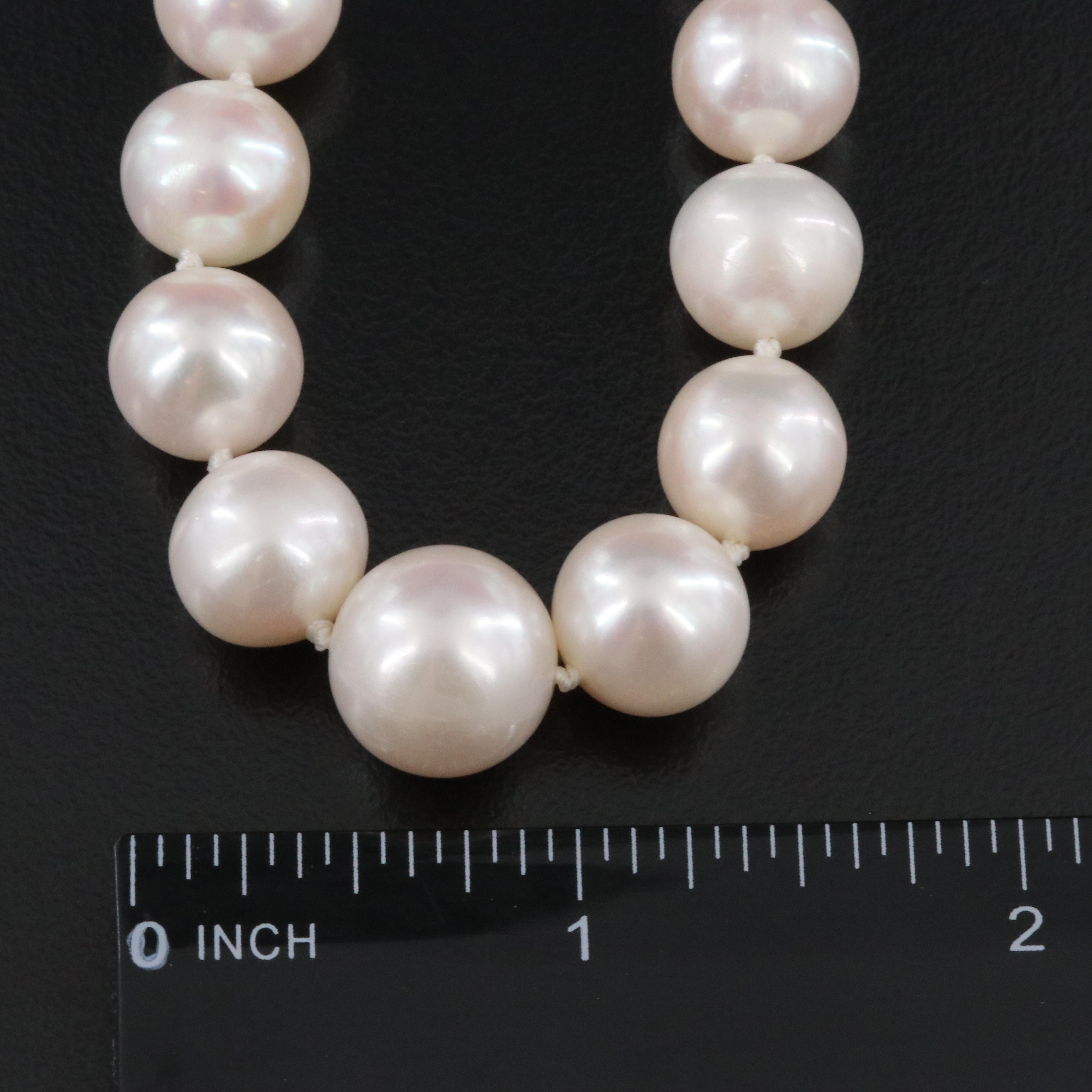Pearl Necklace with 14K Clasp