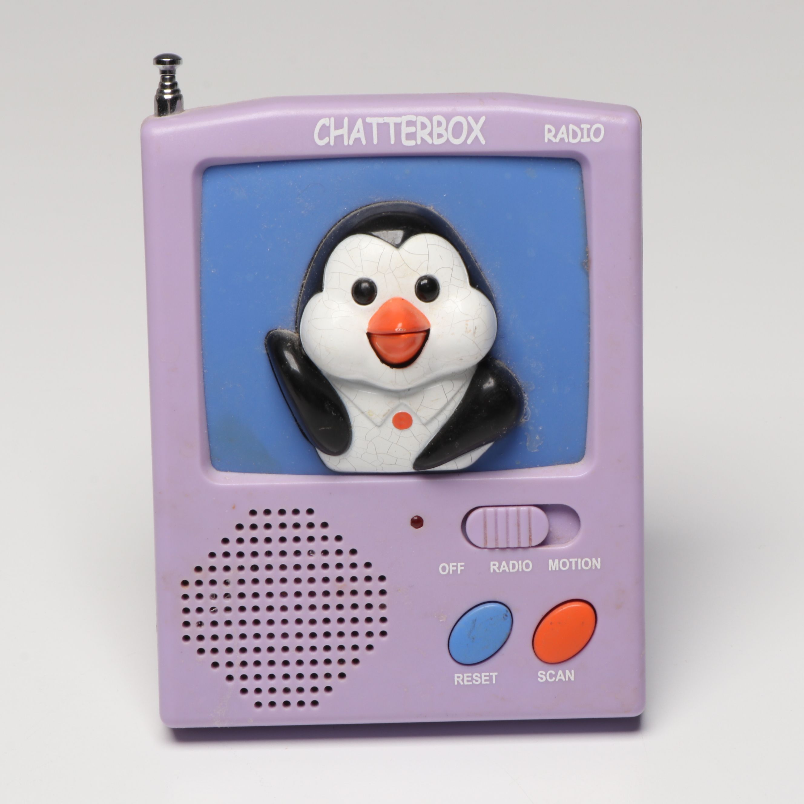 D&V Co. Talking Penguin Chatterbox Radio with Candle Toppers, More Penguin Décor