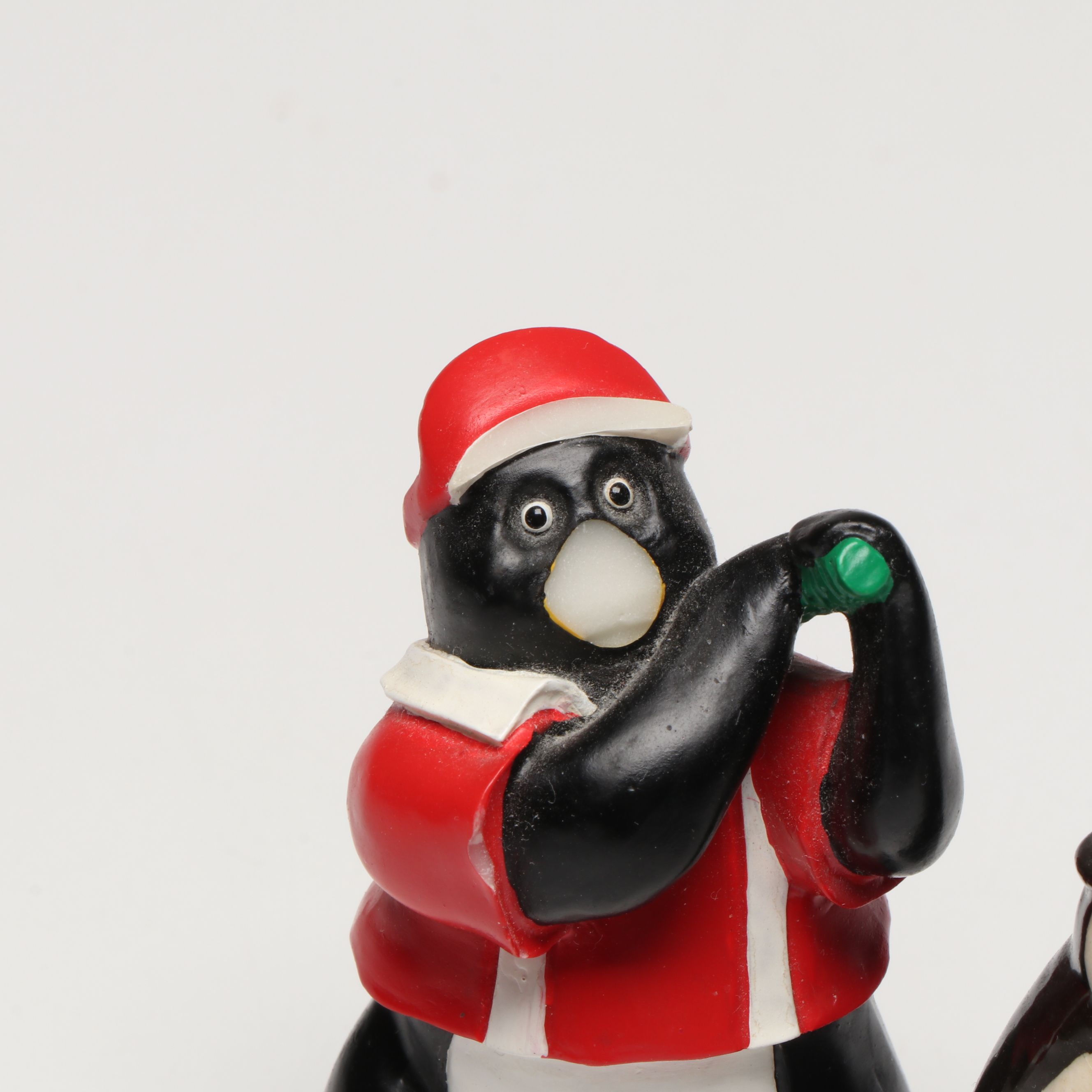 D&V Co. Talking Penguin Chatterbox Radio with Candle Toppers, More Penguin Décor