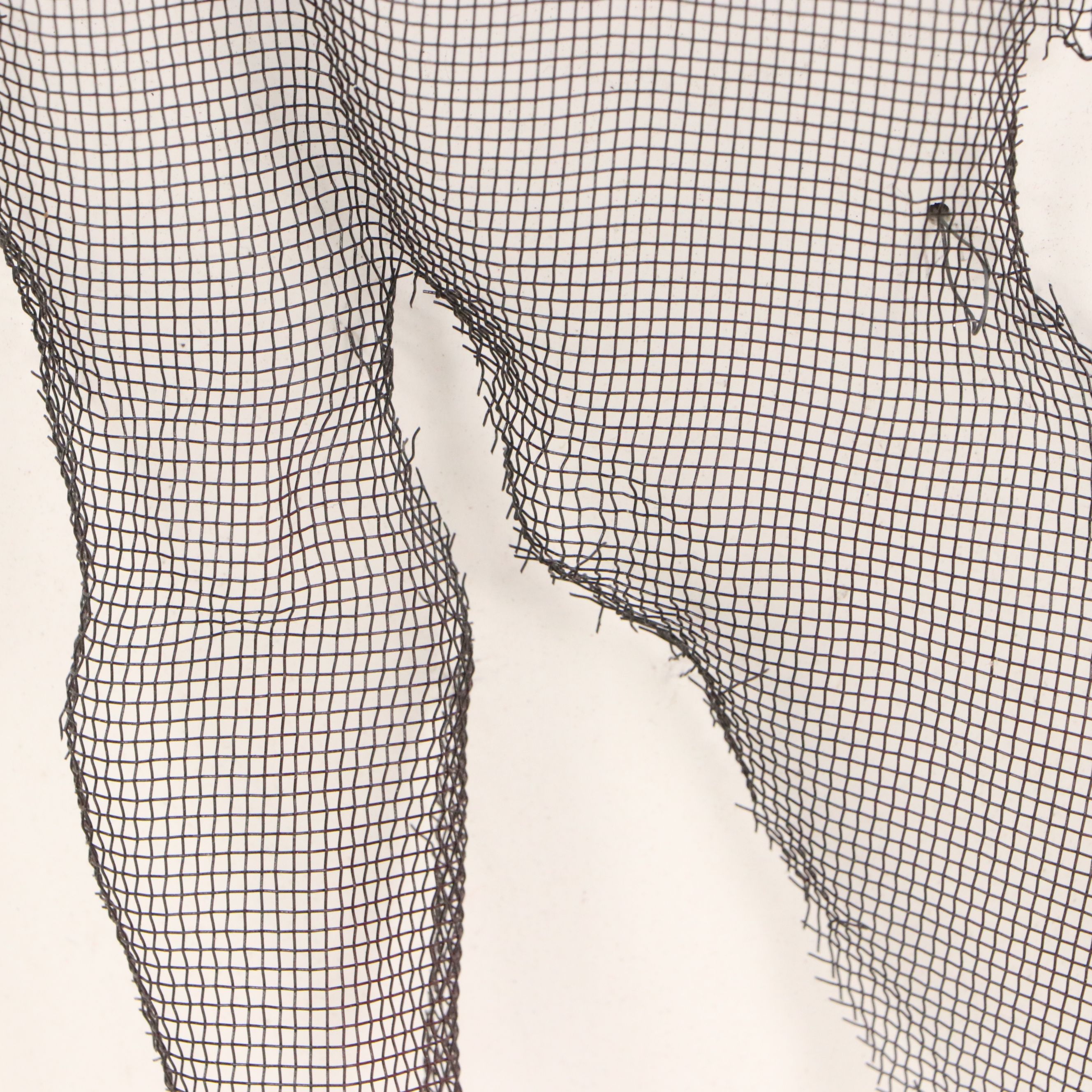 Peter Robinson-Smith Wire Mesh Bas-Relief Sculpture of Female Nude, 2005