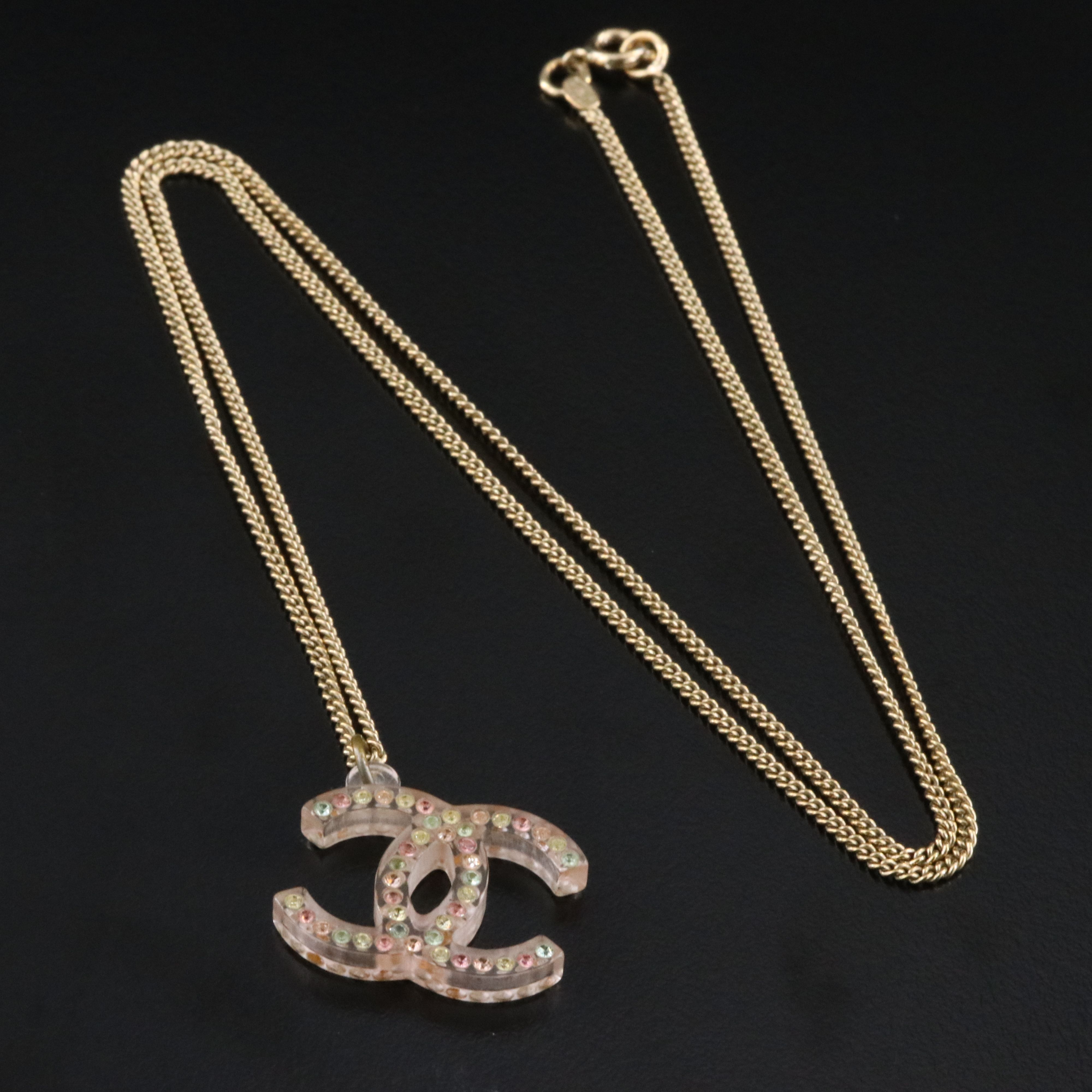 Chanel CC Resin Necklace 2004