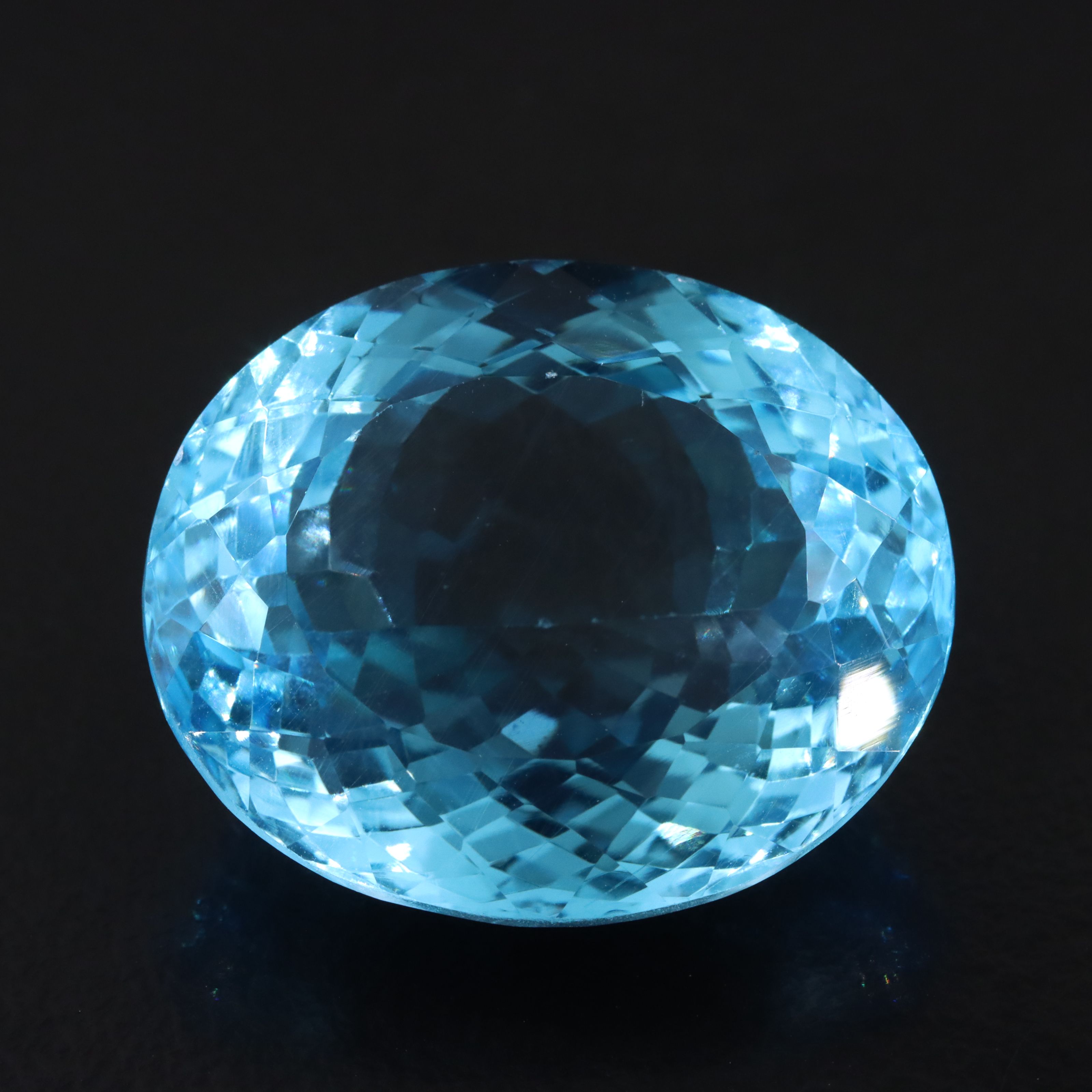 Loose 49.67 CT Swiss Blue Topaz