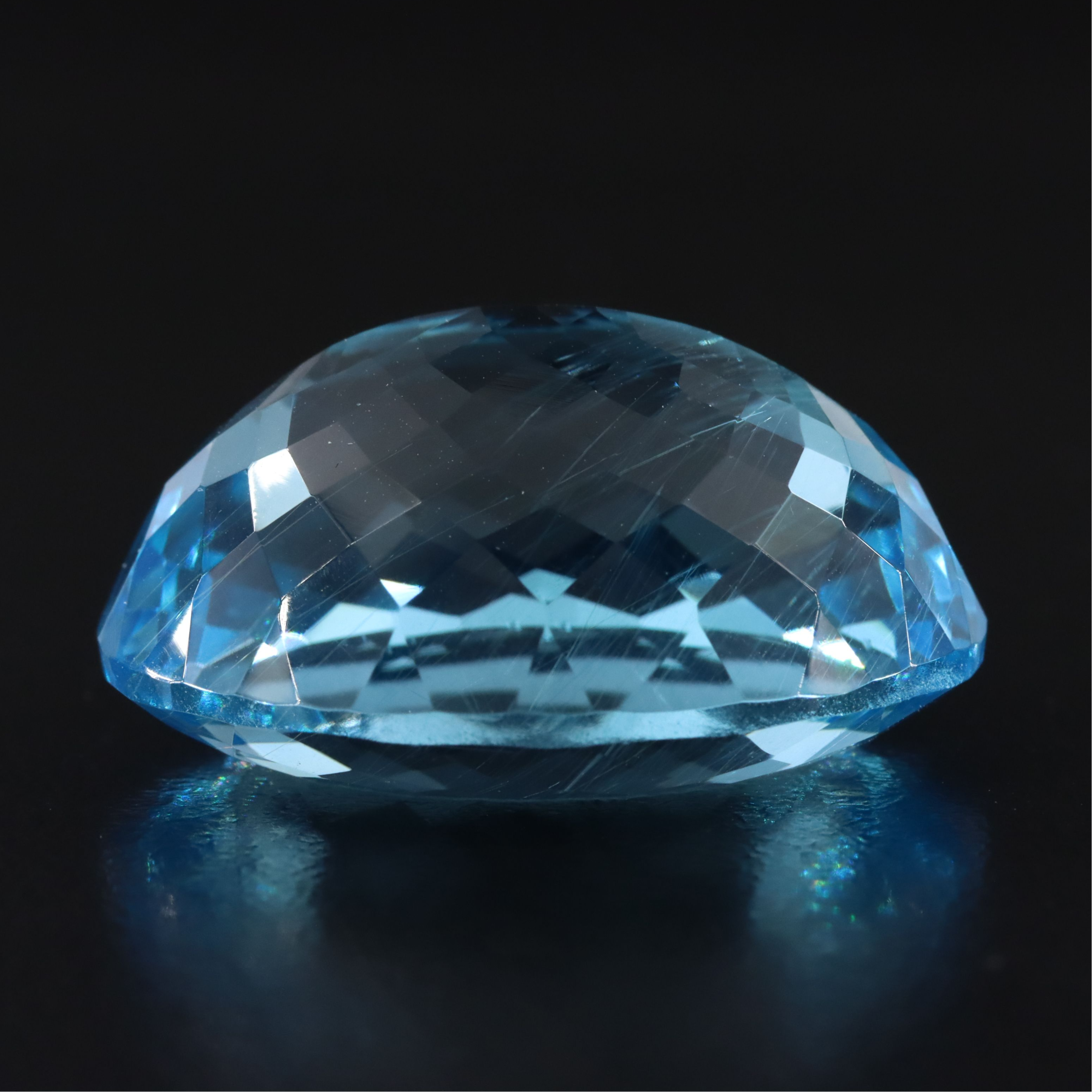 Loose 49.67 CT Swiss Blue Topaz