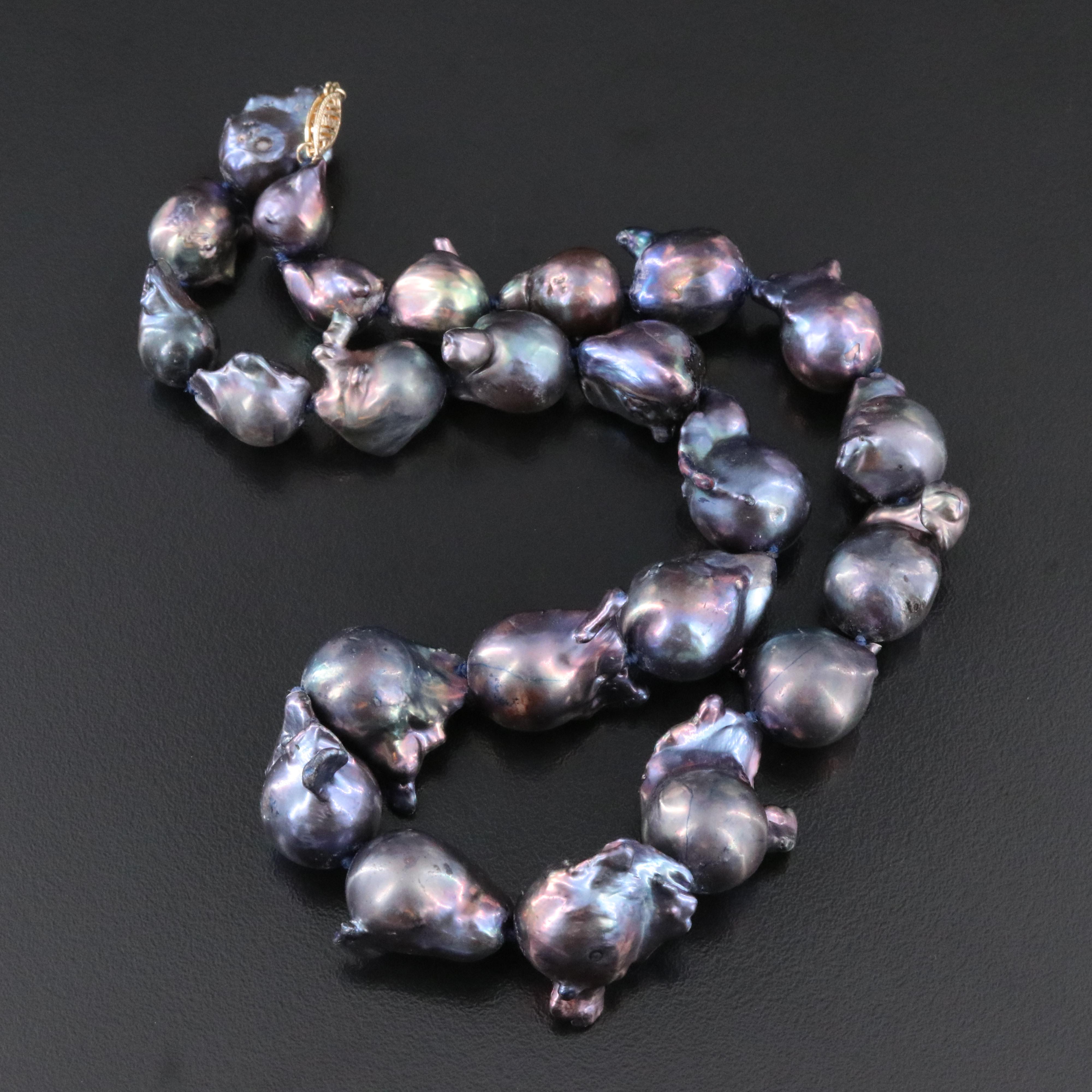 Pearl Necklace with 14K Clasp