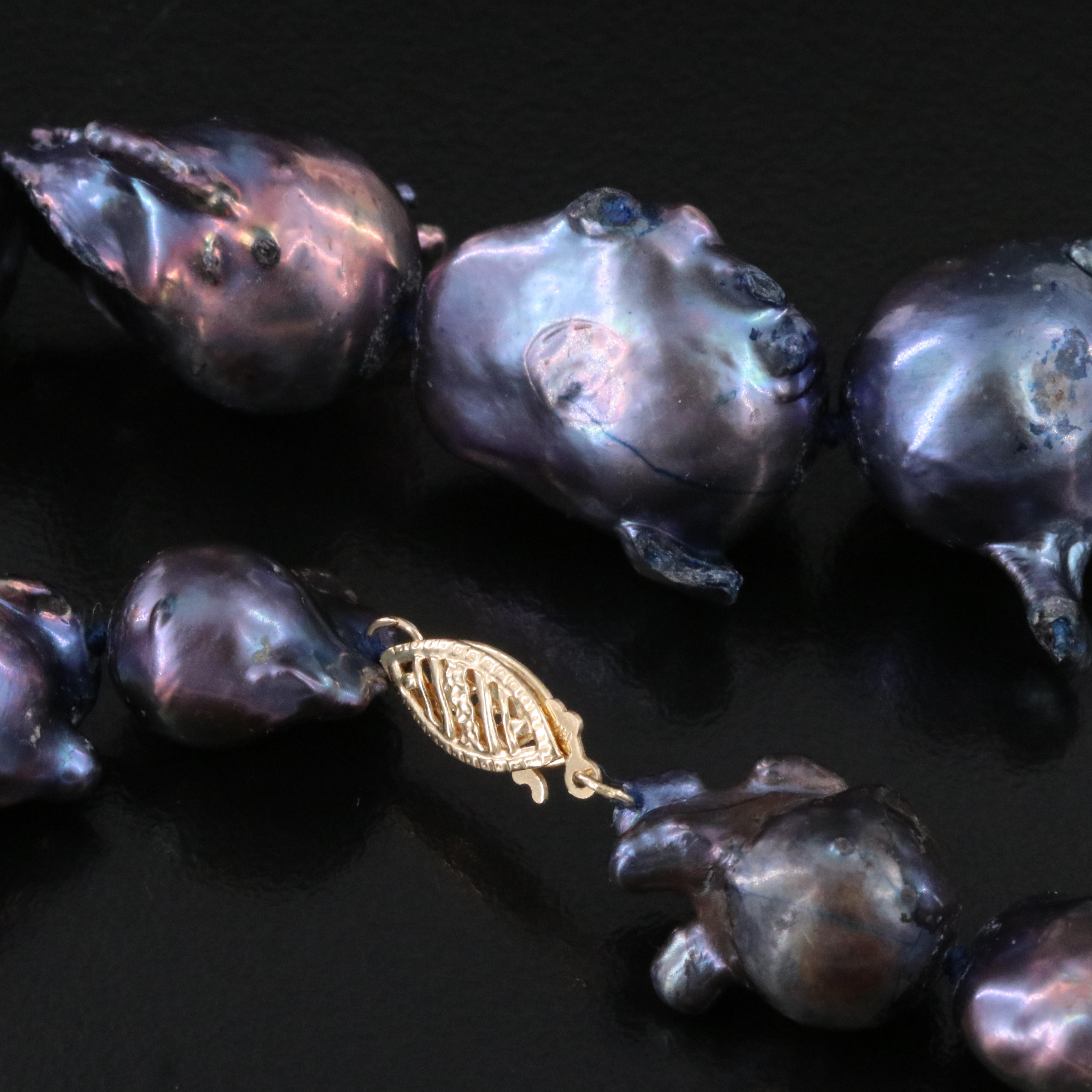 Pearl Necklace with 14K Clasp