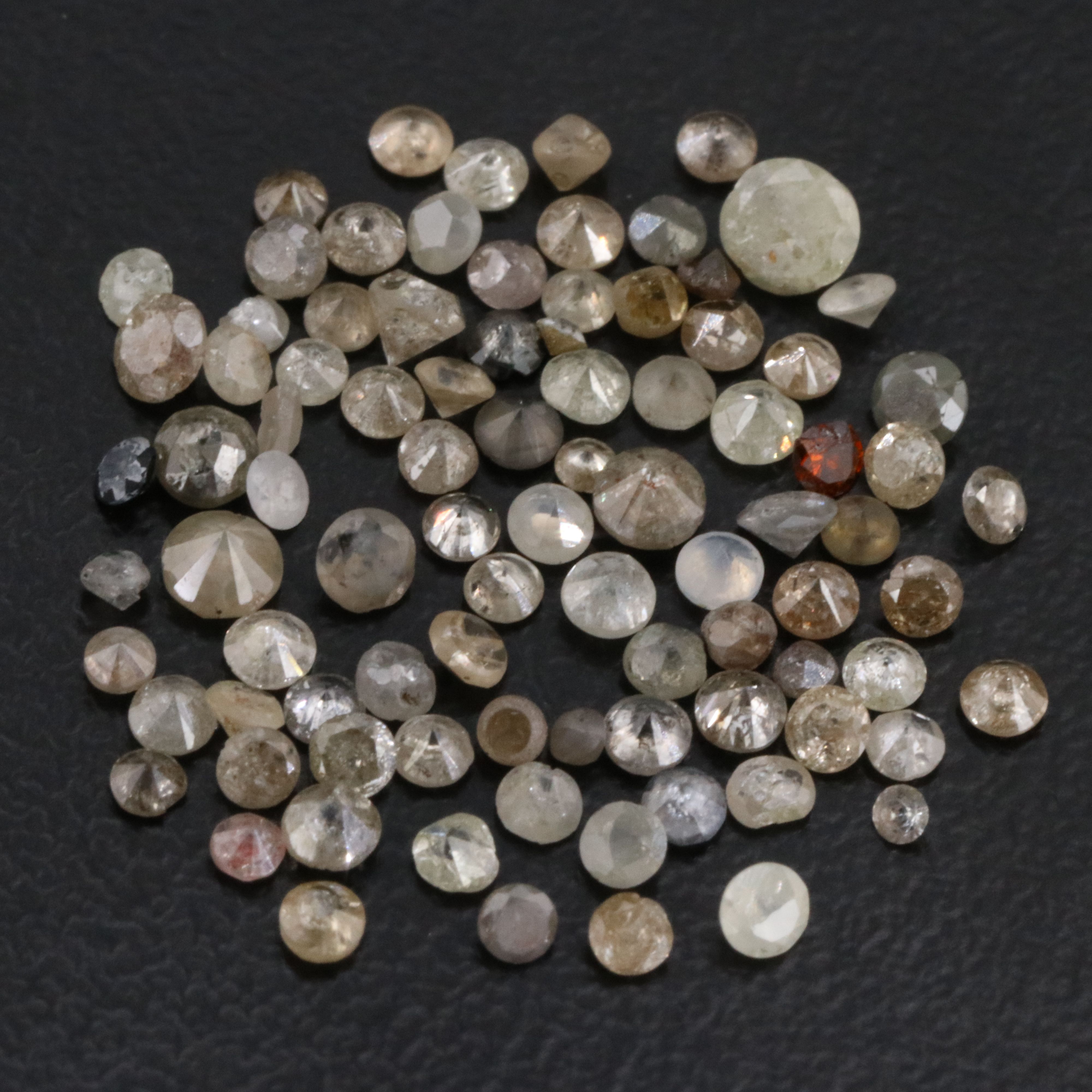 Loose 3.27 CTW Diamonds Featuring Fancy Colors