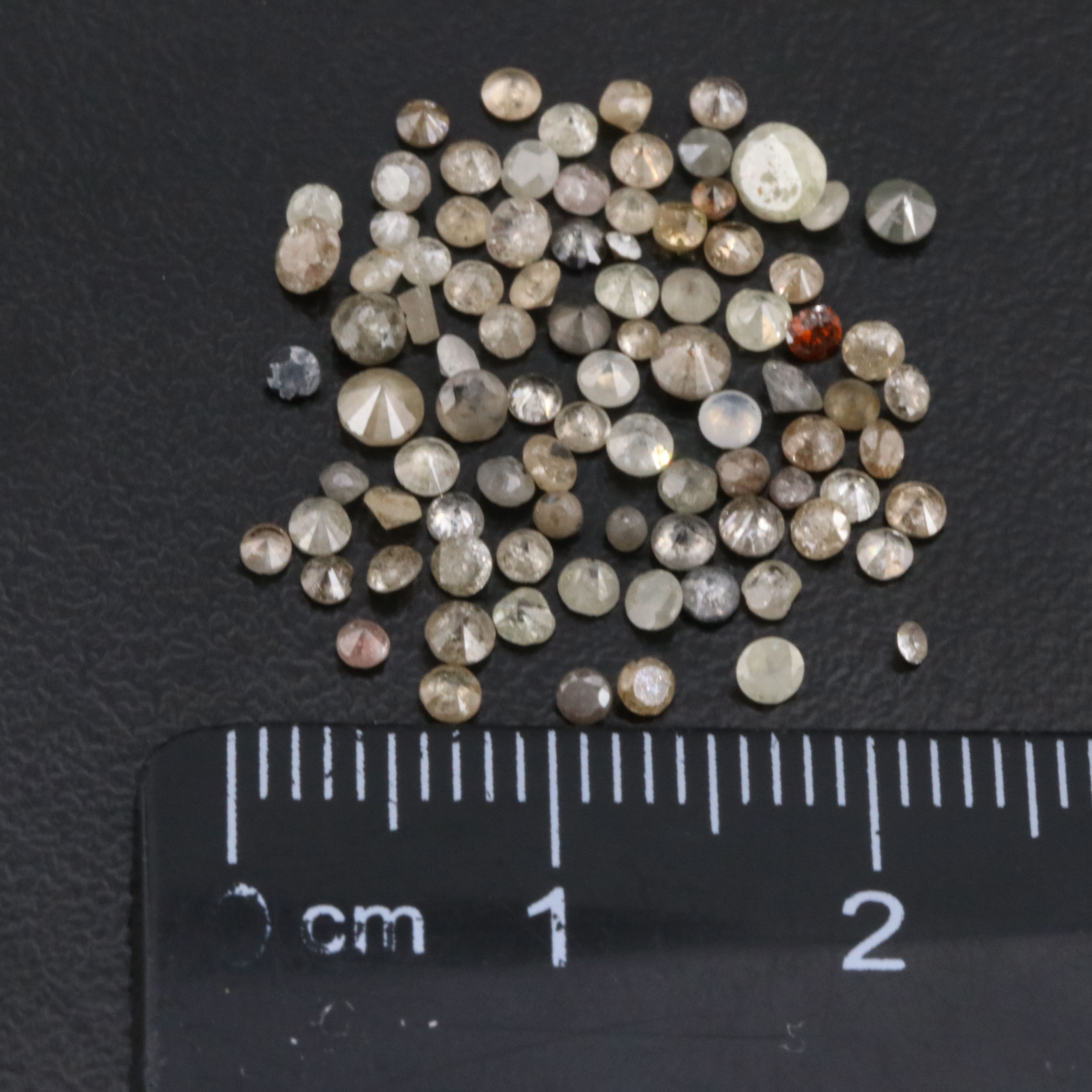 Loose 3.27 CTW Diamonds Featuring Fancy Colors