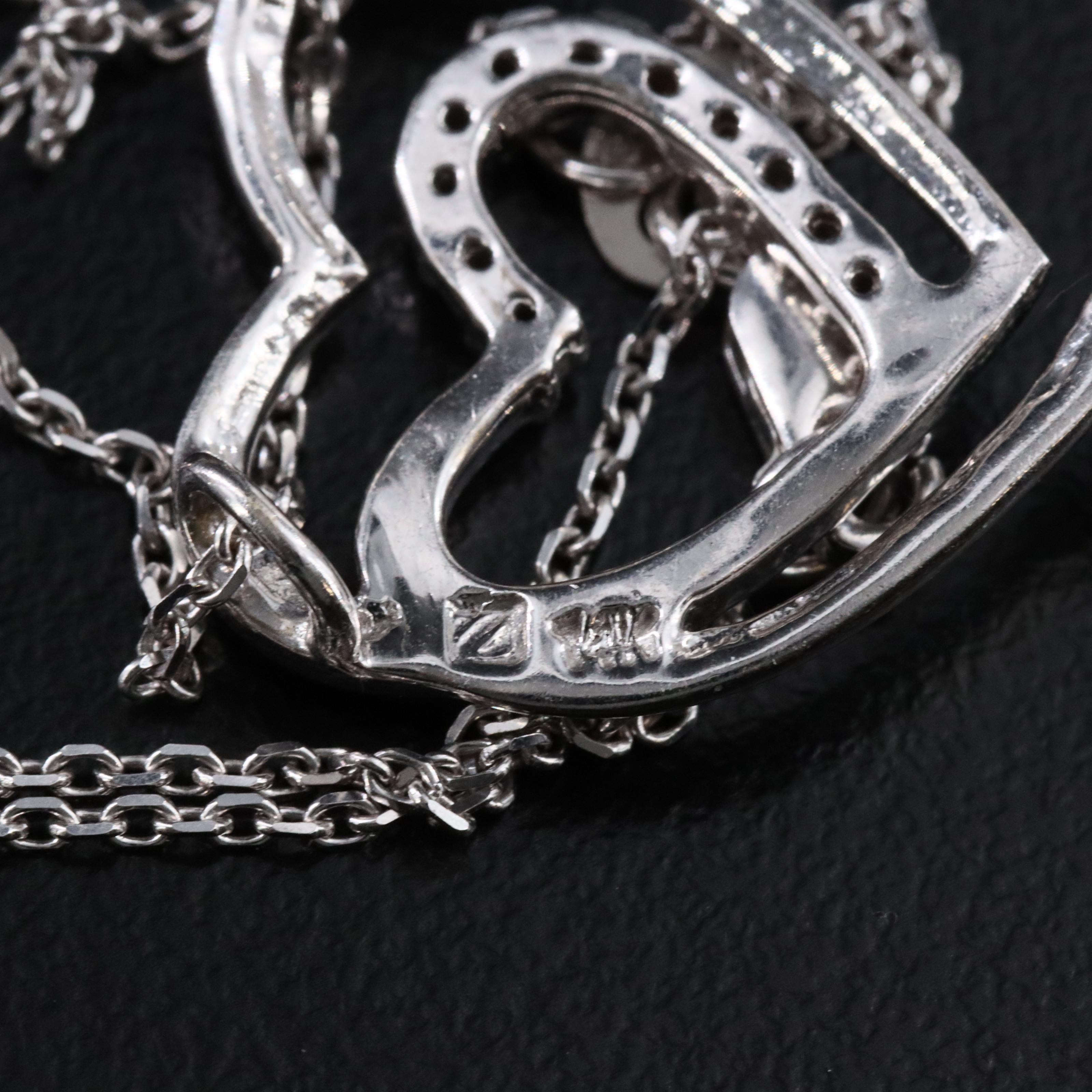 14K 0.11 CTW Diamond Heart Pendant Necklace