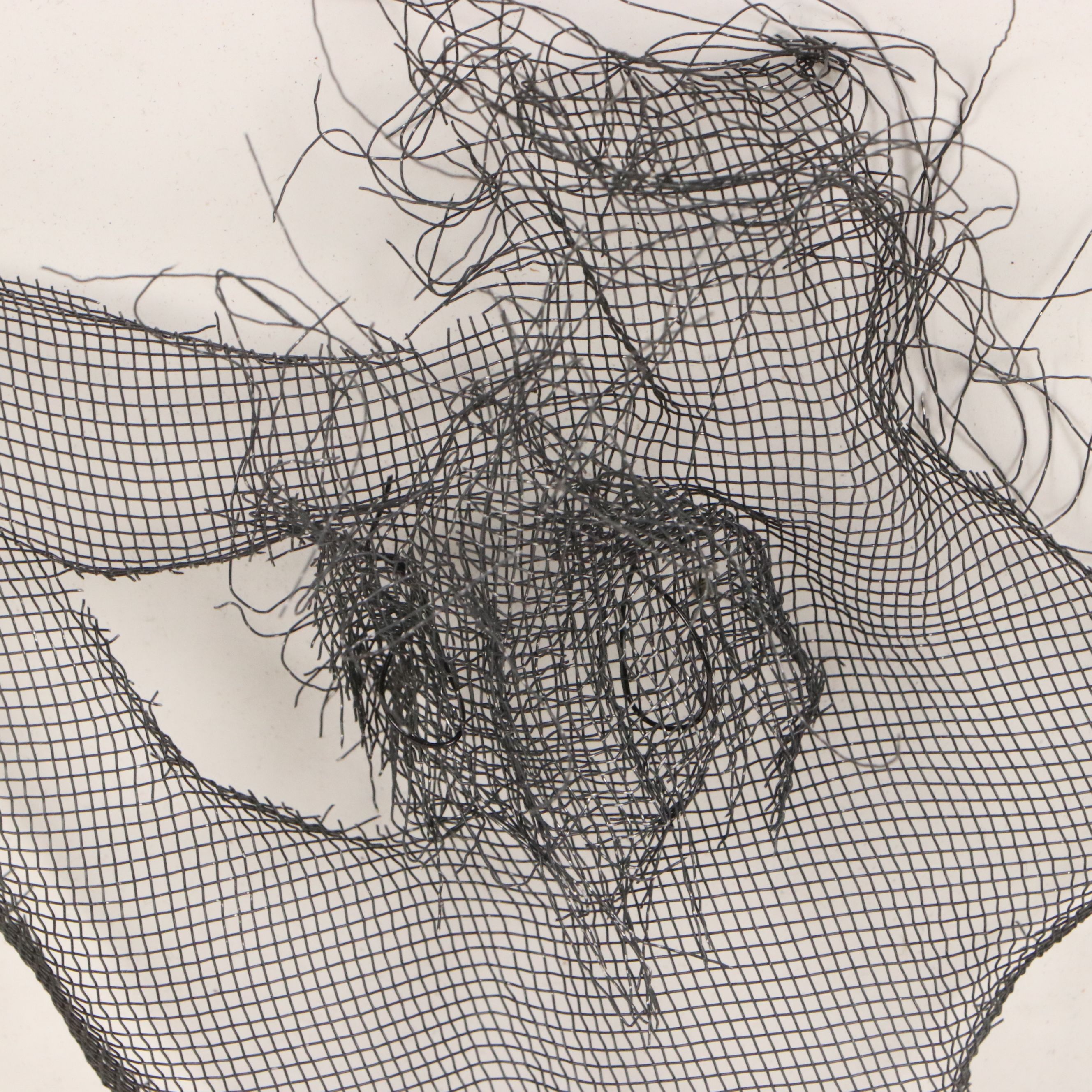 Peter Robinson-Smith Wire Mesh Bas-Relief Sculpture "After the Bath," 2005