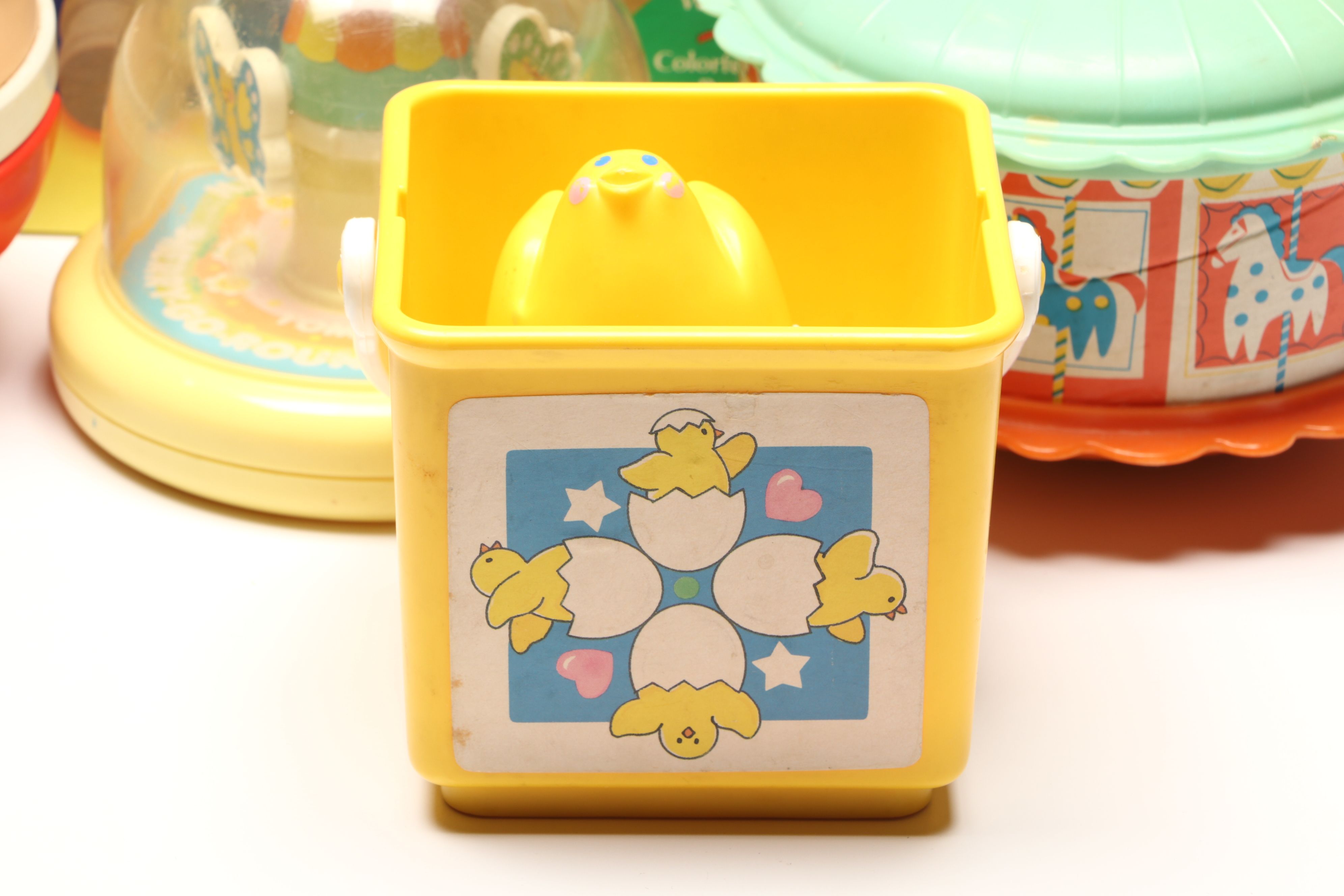 Playskool Wooden Rolling Giraffe and More Vintage Children's Toys