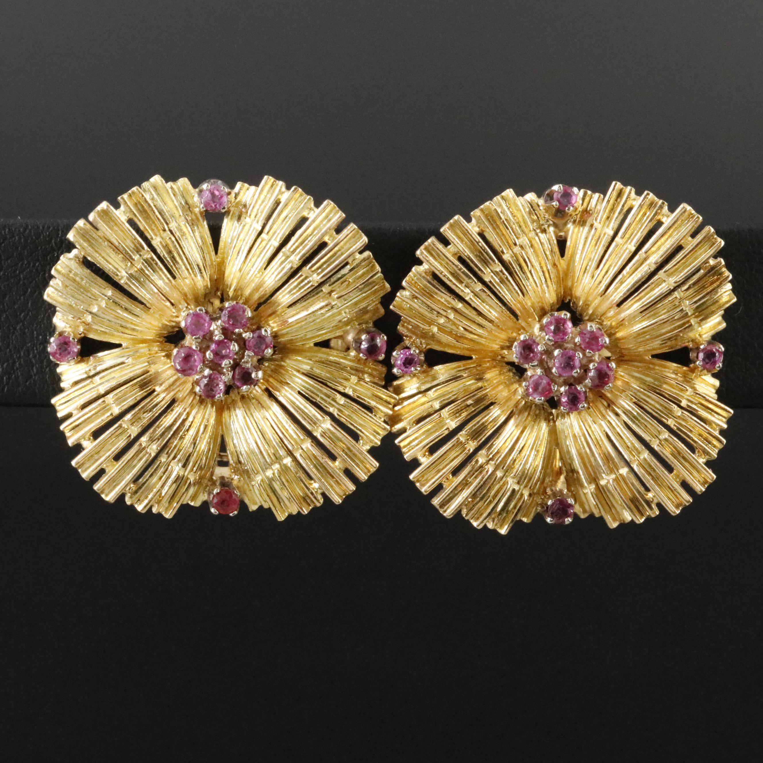 18K Ruby Earrings