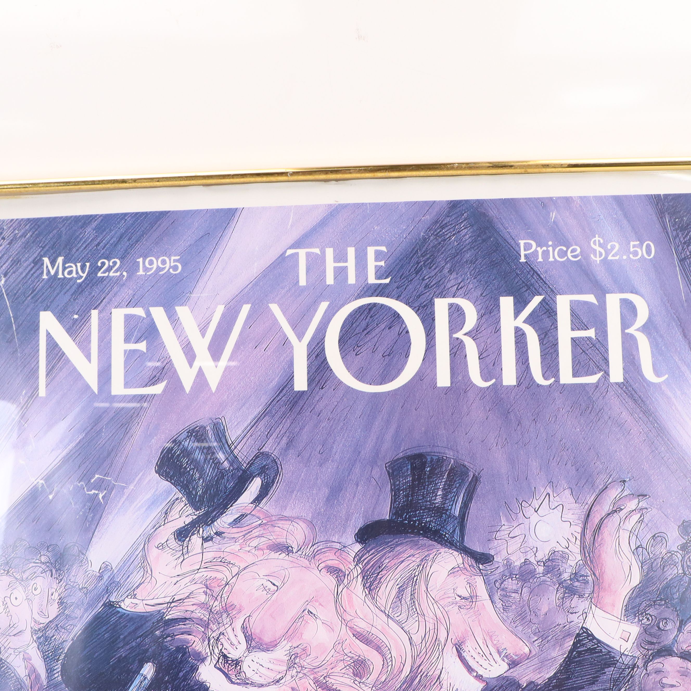 Offset Lithograph After Edward Sorel for "The New Yorker" Cover