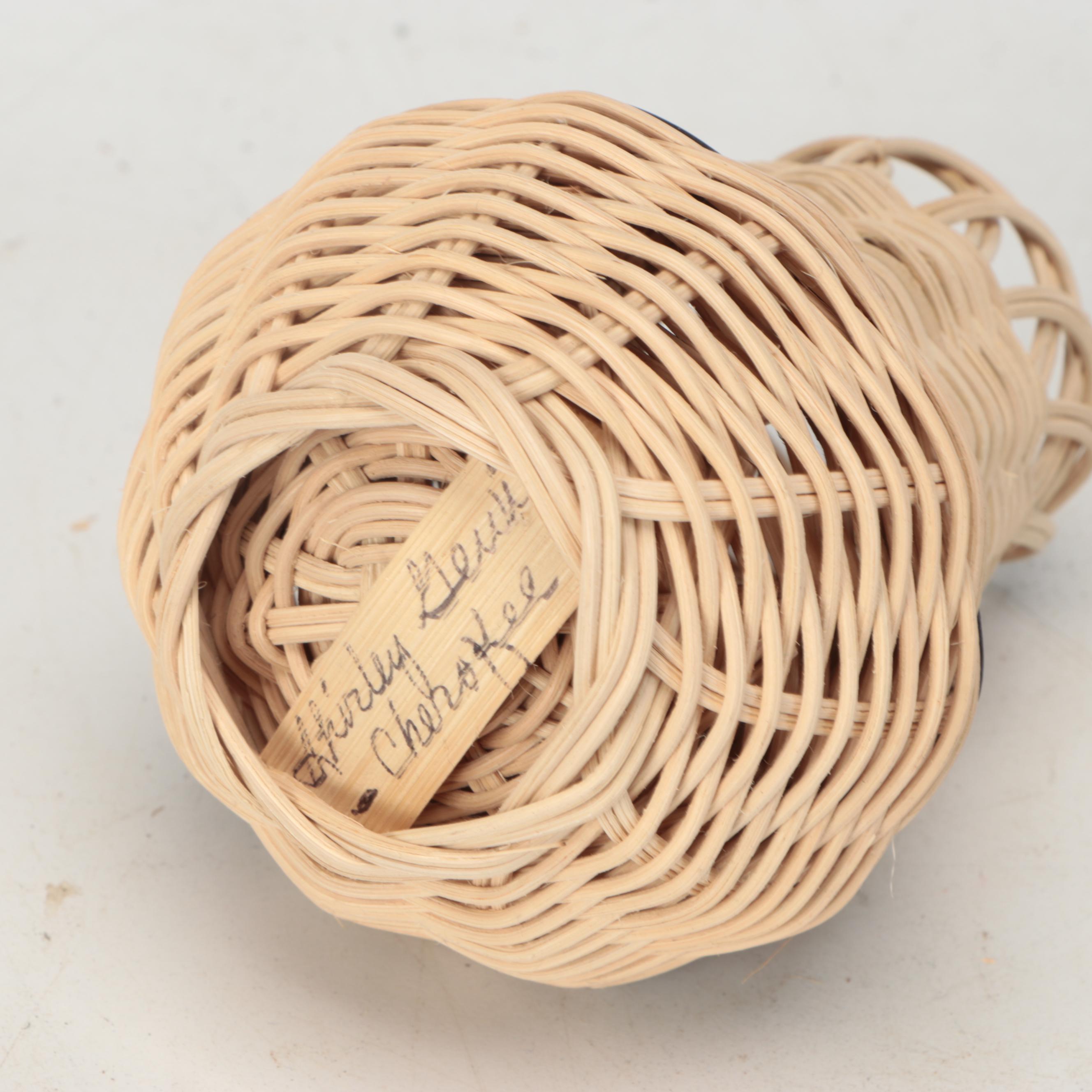 Cherokee Artisan Crafted Honeysuckle and Other Natural Material Baskets