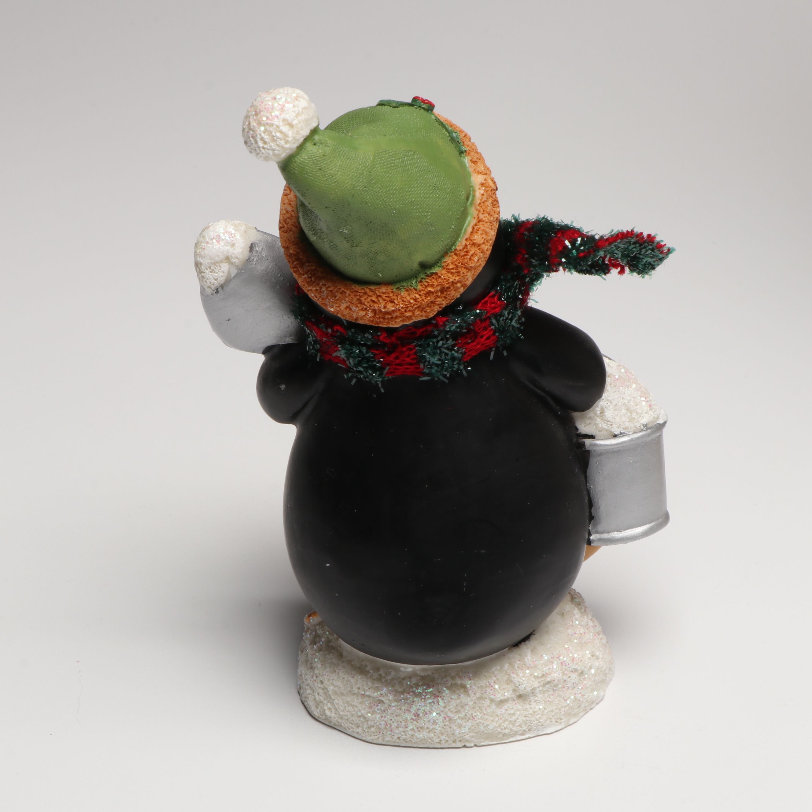 Penguin Figural Ceramic Cookie Jar with Other Penguin Canisters and Figures