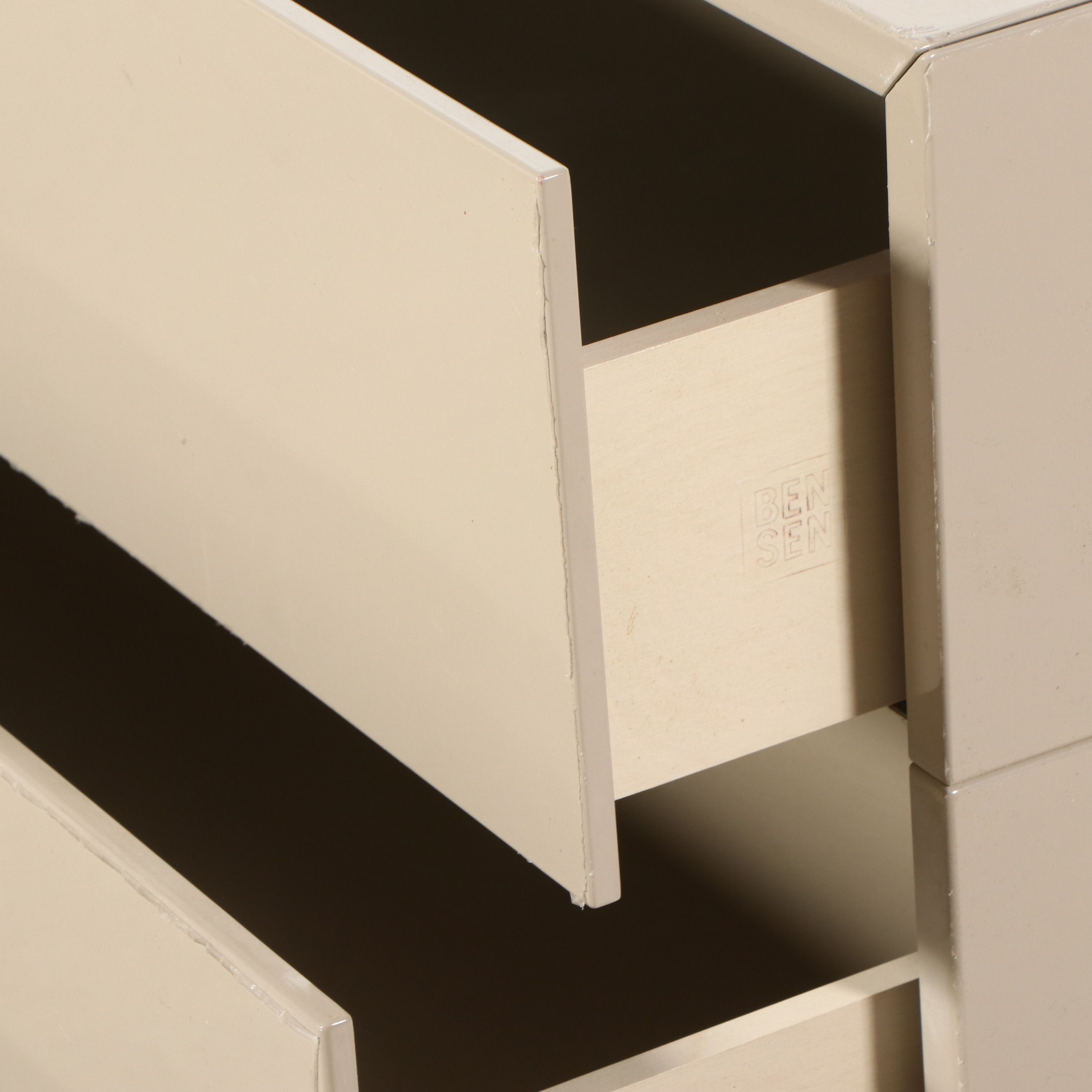 Pair of BENSEN "Brix" Three-Drawer Modular Chests by Niels Bendtsen