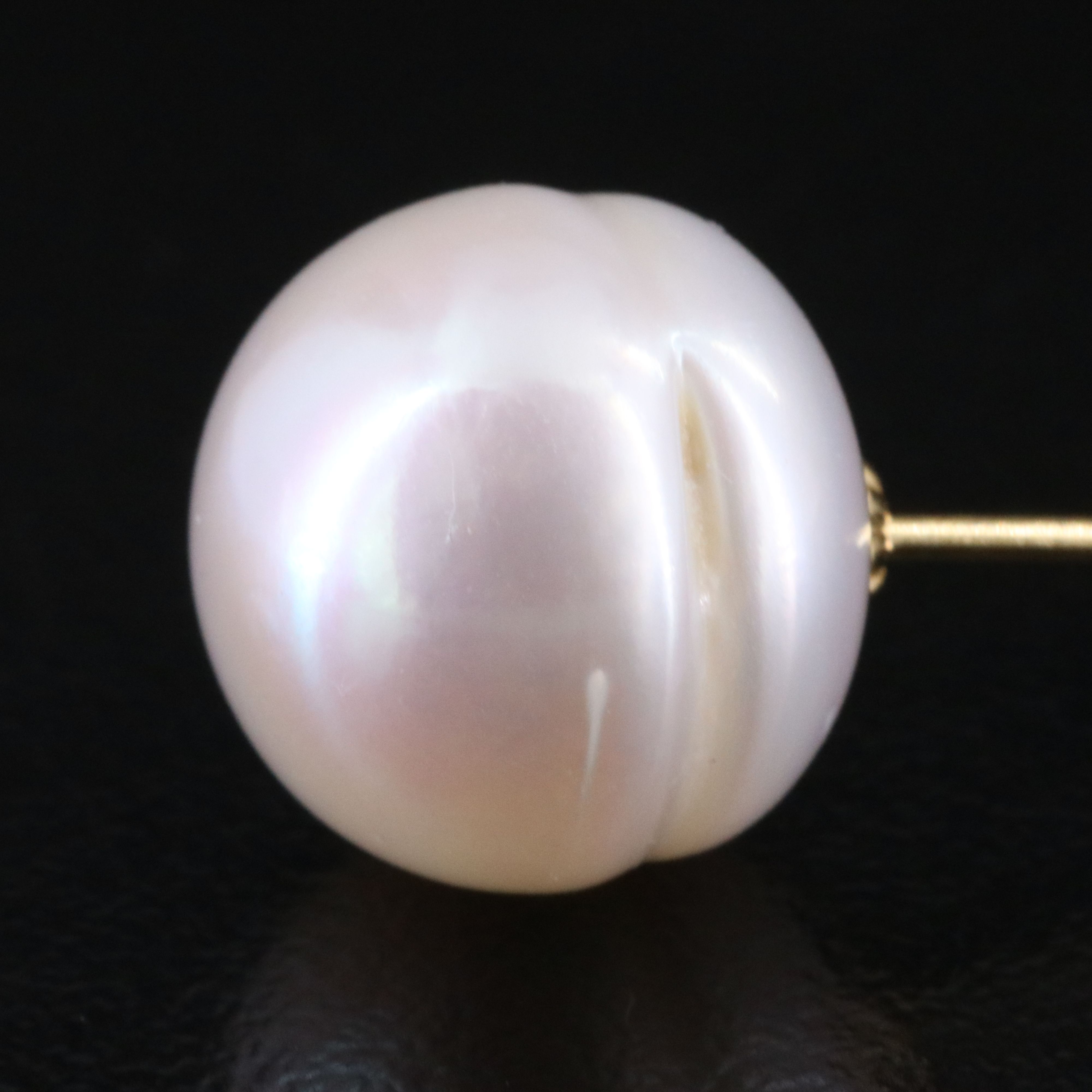 18K Pearl Stud Earrings