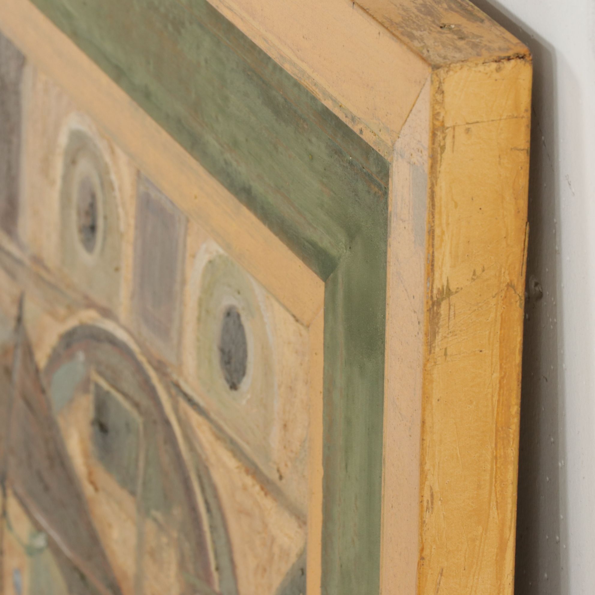 Impressionist Oil Painting of Patrons in a Busy Market Street, 17th Century