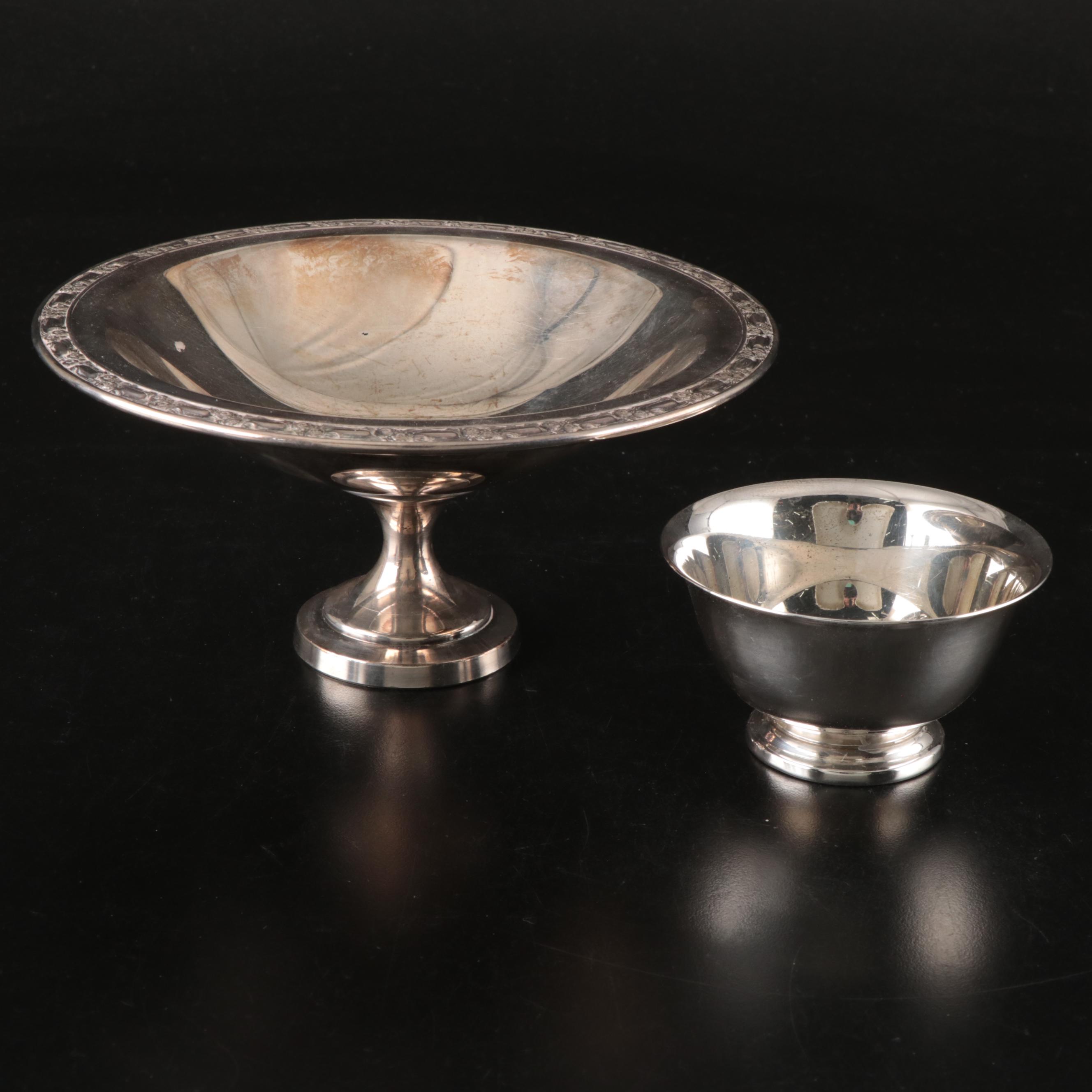 German 800 Silver Cup, Reed & Barton Sterling Bowl, and More Table Accessories
