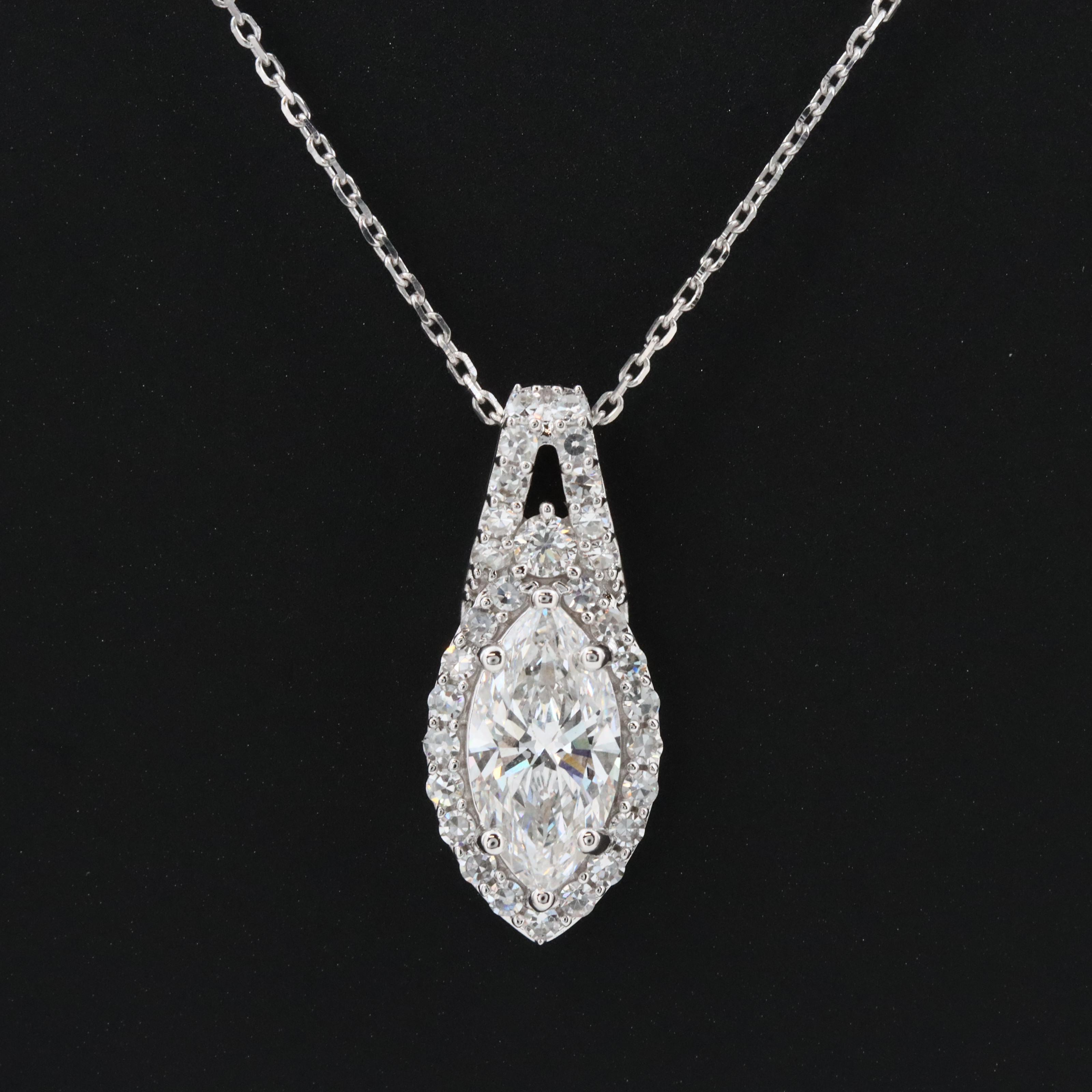 14K 2.00 CTW Lab Grown Diamond Necklace