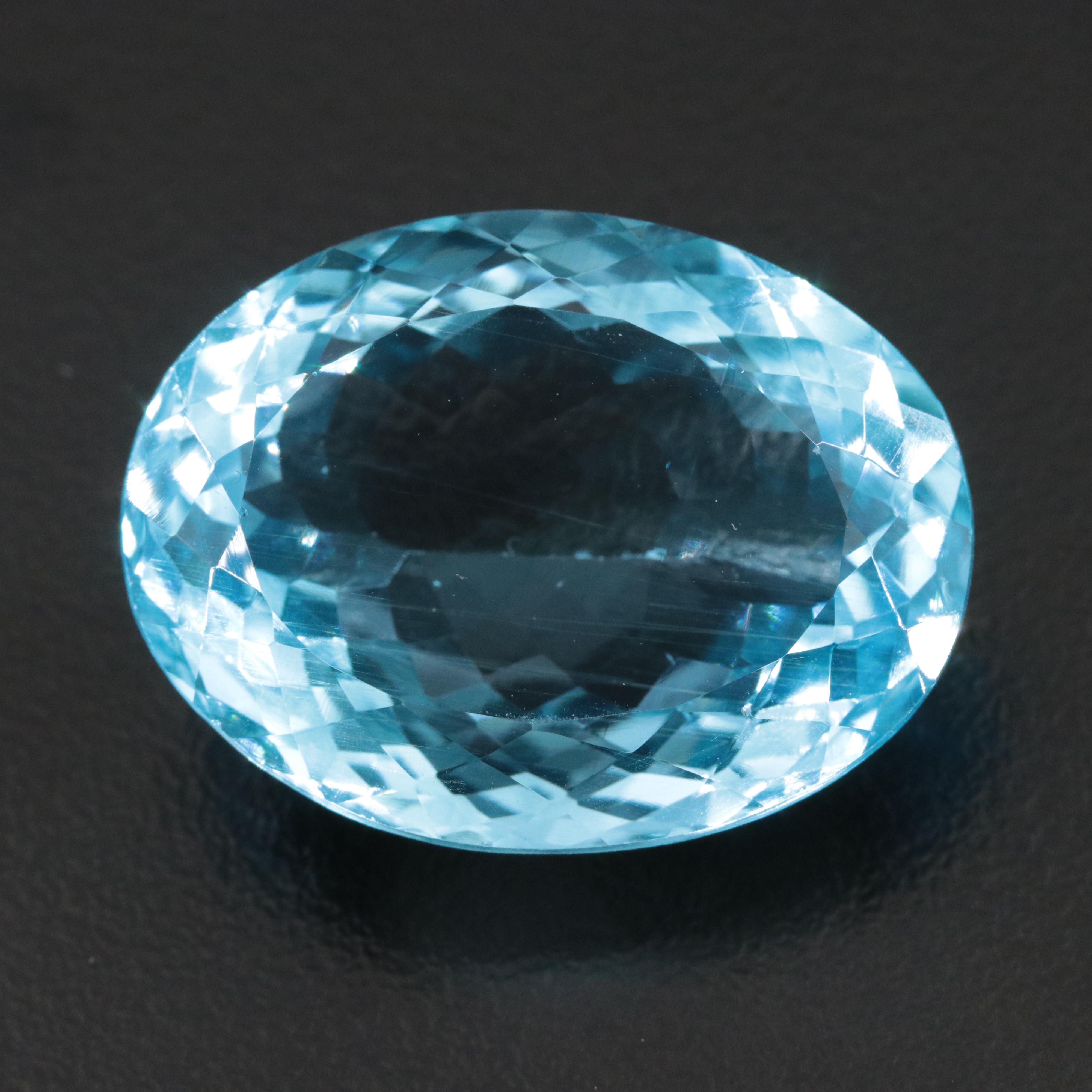 Loose 41.55 CT Blue Topaz