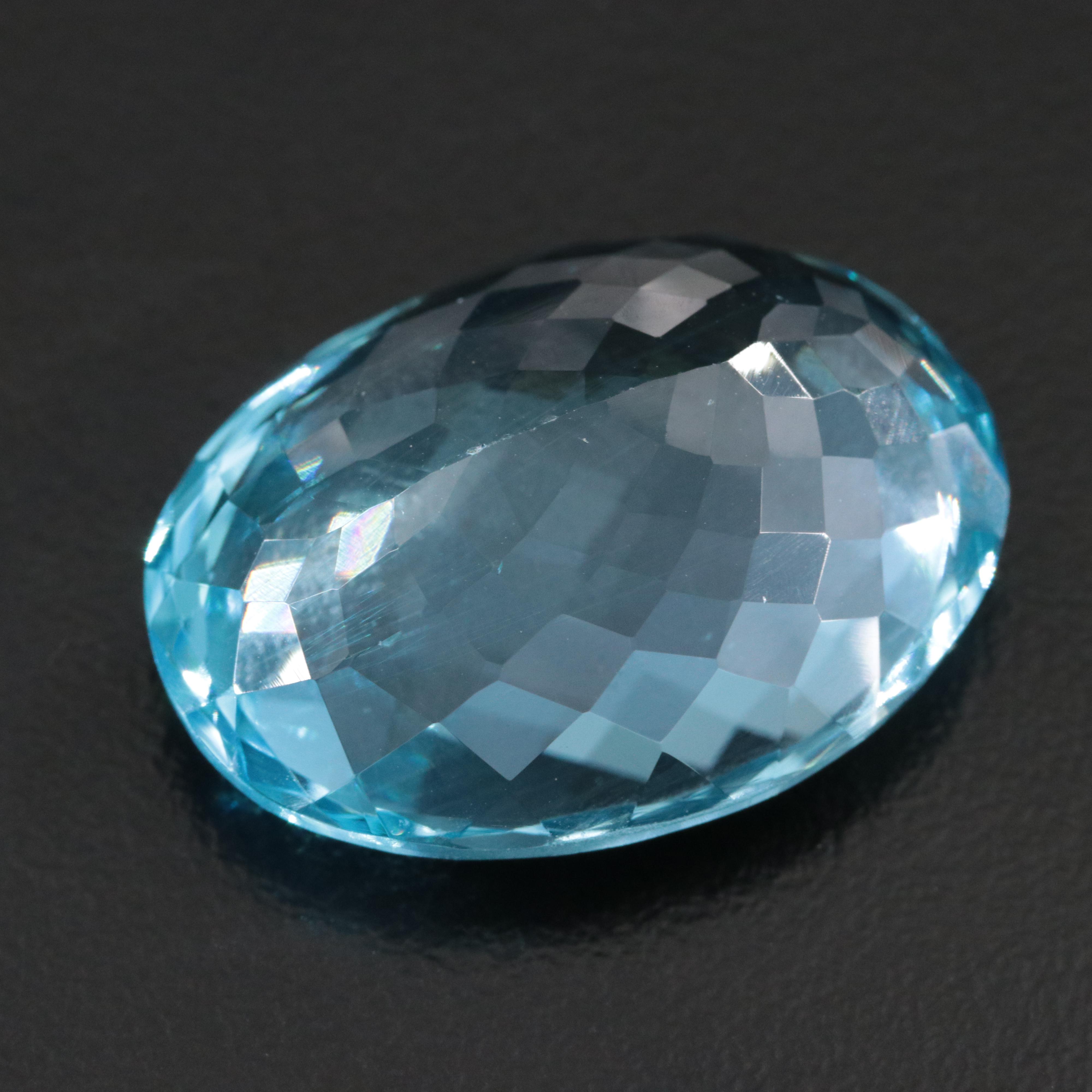 Loose 41.55 CT Blue Topaz