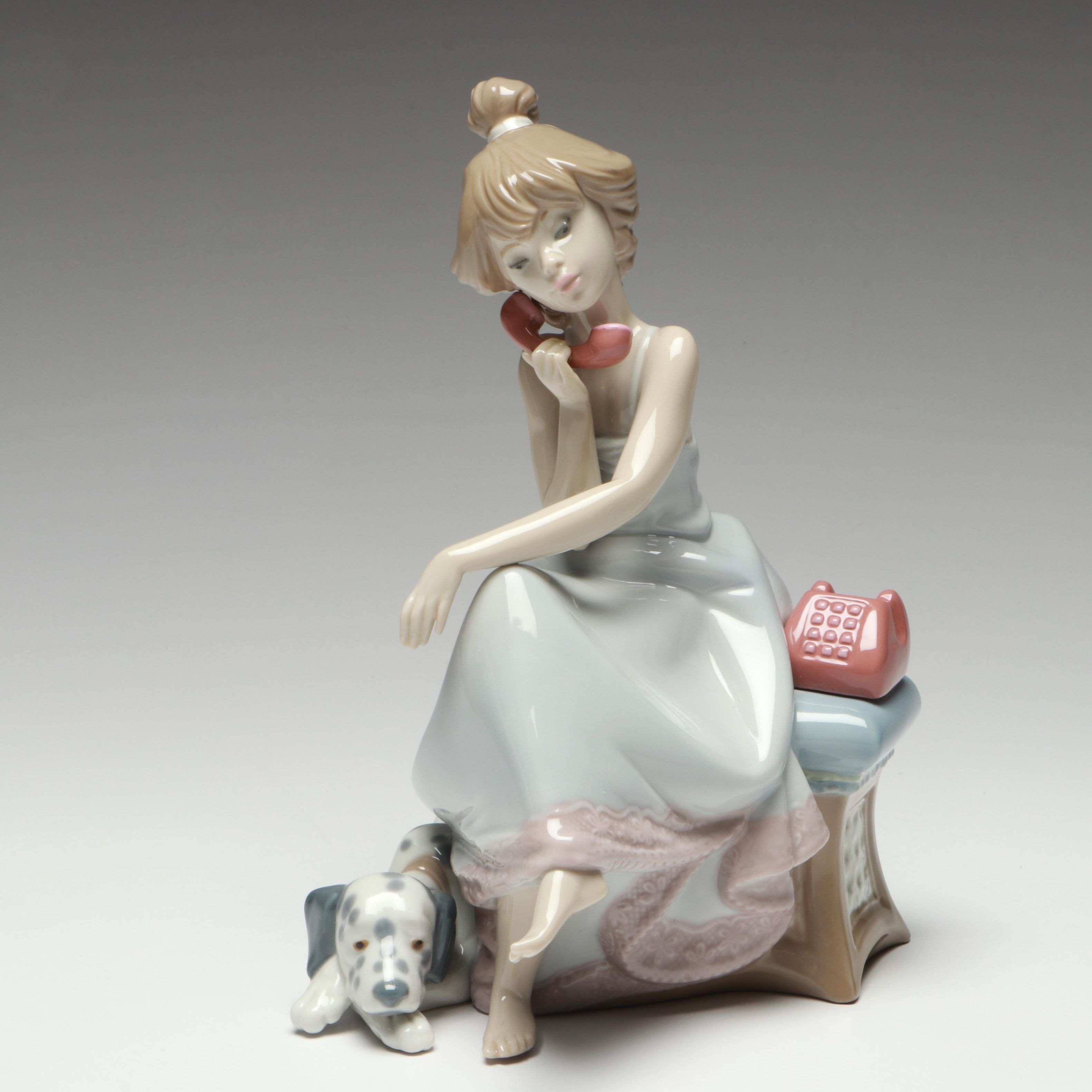 Lladró "Chit Chat" Porcelain Figurine, 1987